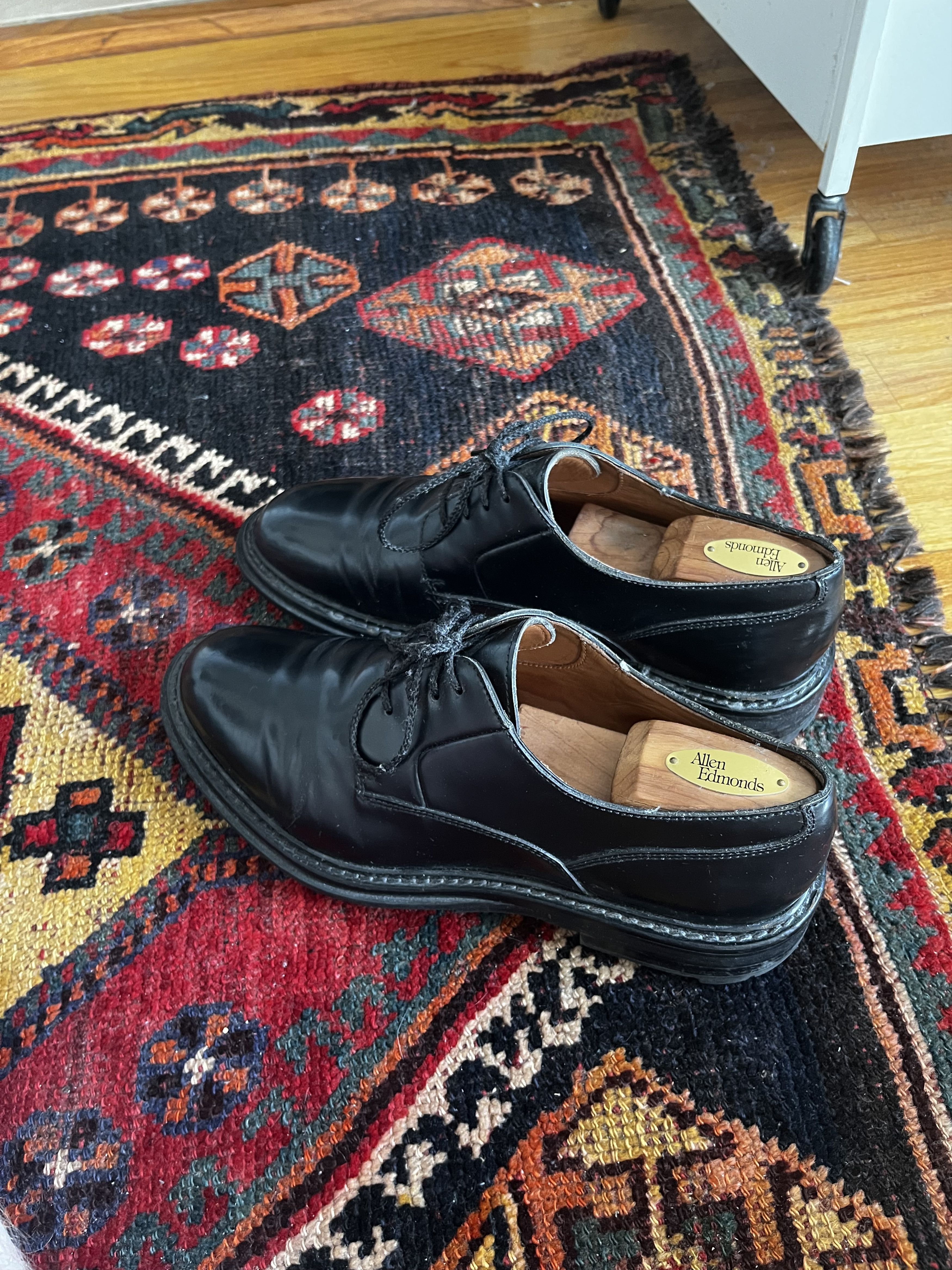 Lanvin Men's sz. 41 Black Lanvin Dress Shoes Size US 8 / EU 41 - 3 Thumbnail