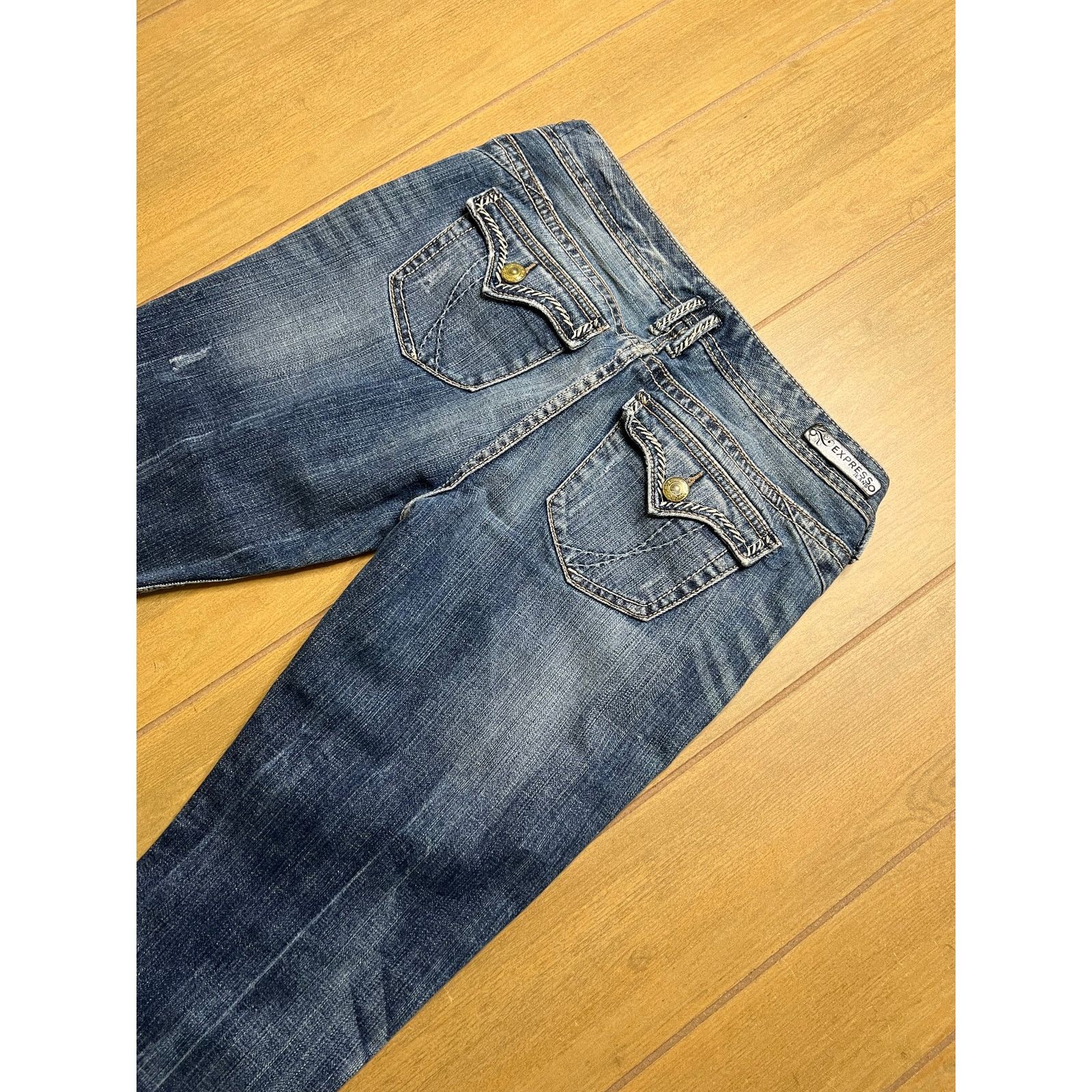 Express Express Jeans Women’s Sz 8r boot Low rise Y2K 30x31 Size 30" / US 8 / IT 44 - 10 Thumbnail
