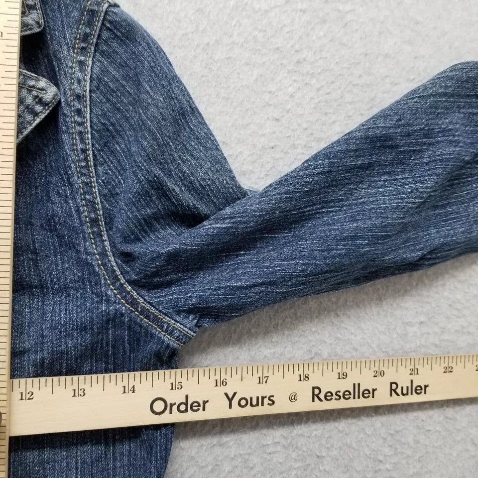Other Papaya Jacket Womens Medium Blue Denim Pockets Casual Size M / US 6-8 / IT 42-44 - 5 Thumbnail