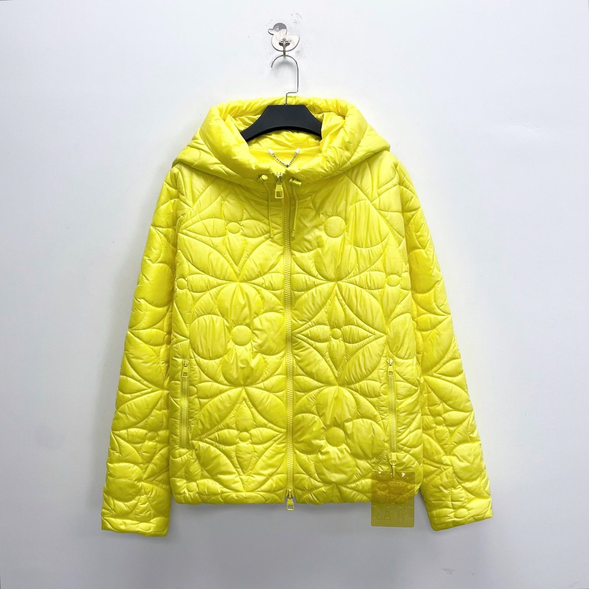 Louis Vuitton Louis Vuitton Yellow Quilted Monogram Padded Jacket Size US L / EU 52-54 / 3 - 1 Thumbnail