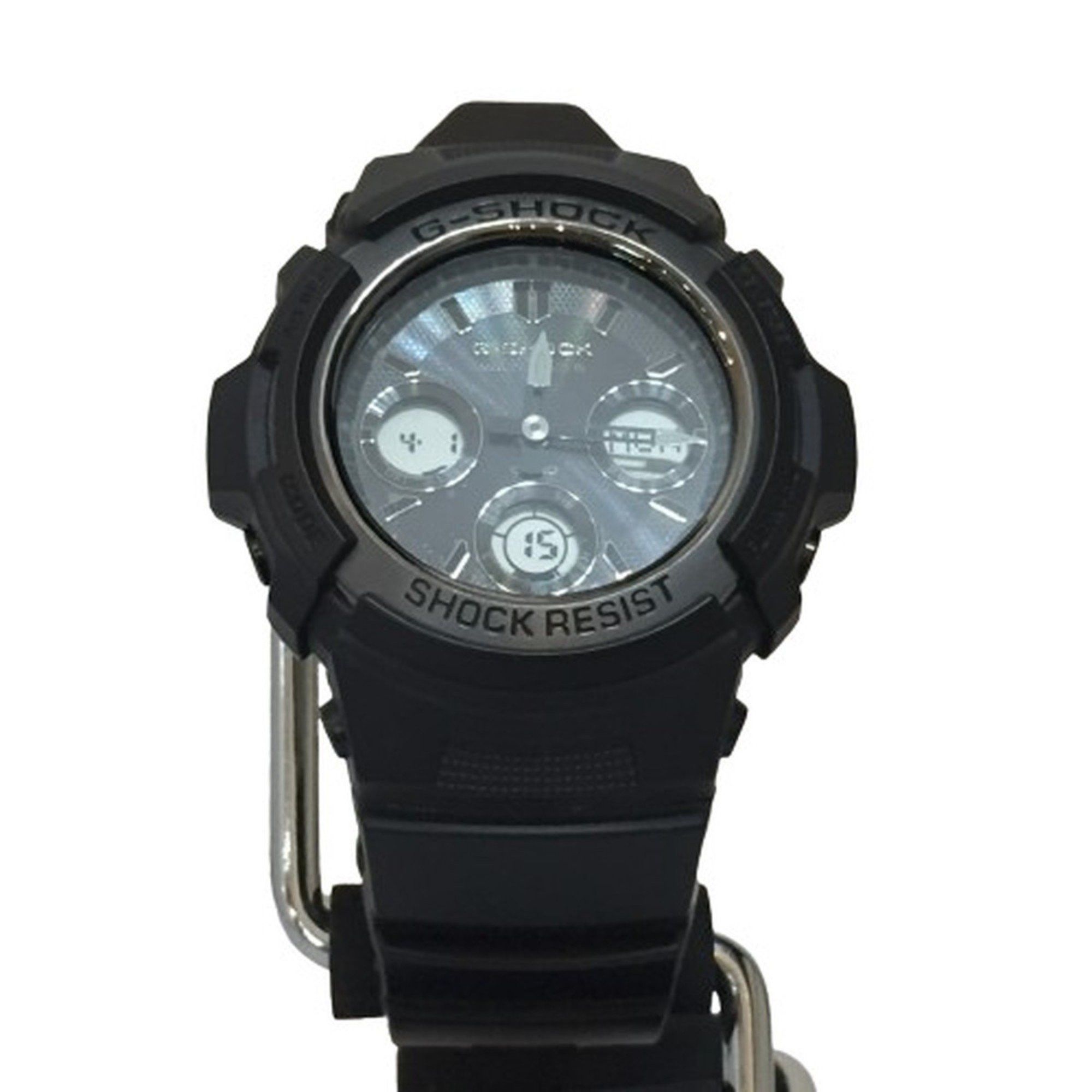 image of G-Shock Casio Awg-M100Sbb-1Ajf Analog-Digital Digital-Analog Tough Solar Watch Black Kaizuka Store 
