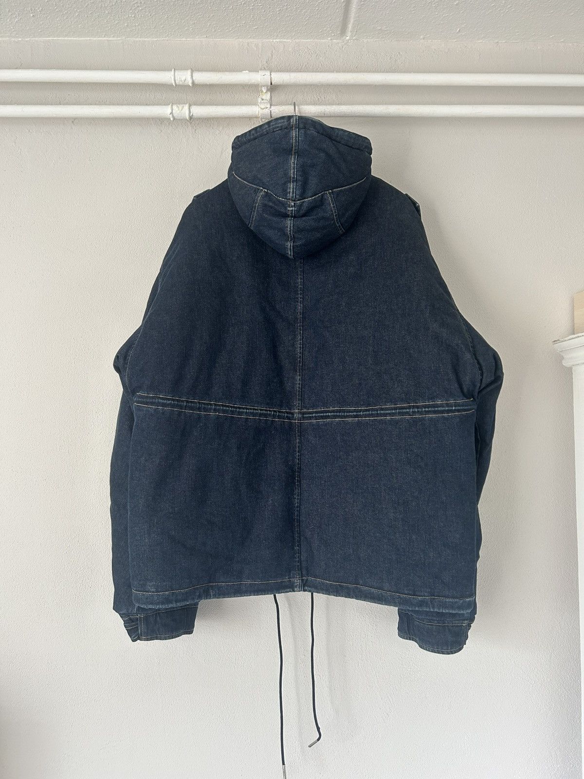Givenchy Oversized Indigo Denim Puffer Jacket Size US S / EU 44-46 / 1 - 8 Thumbnail