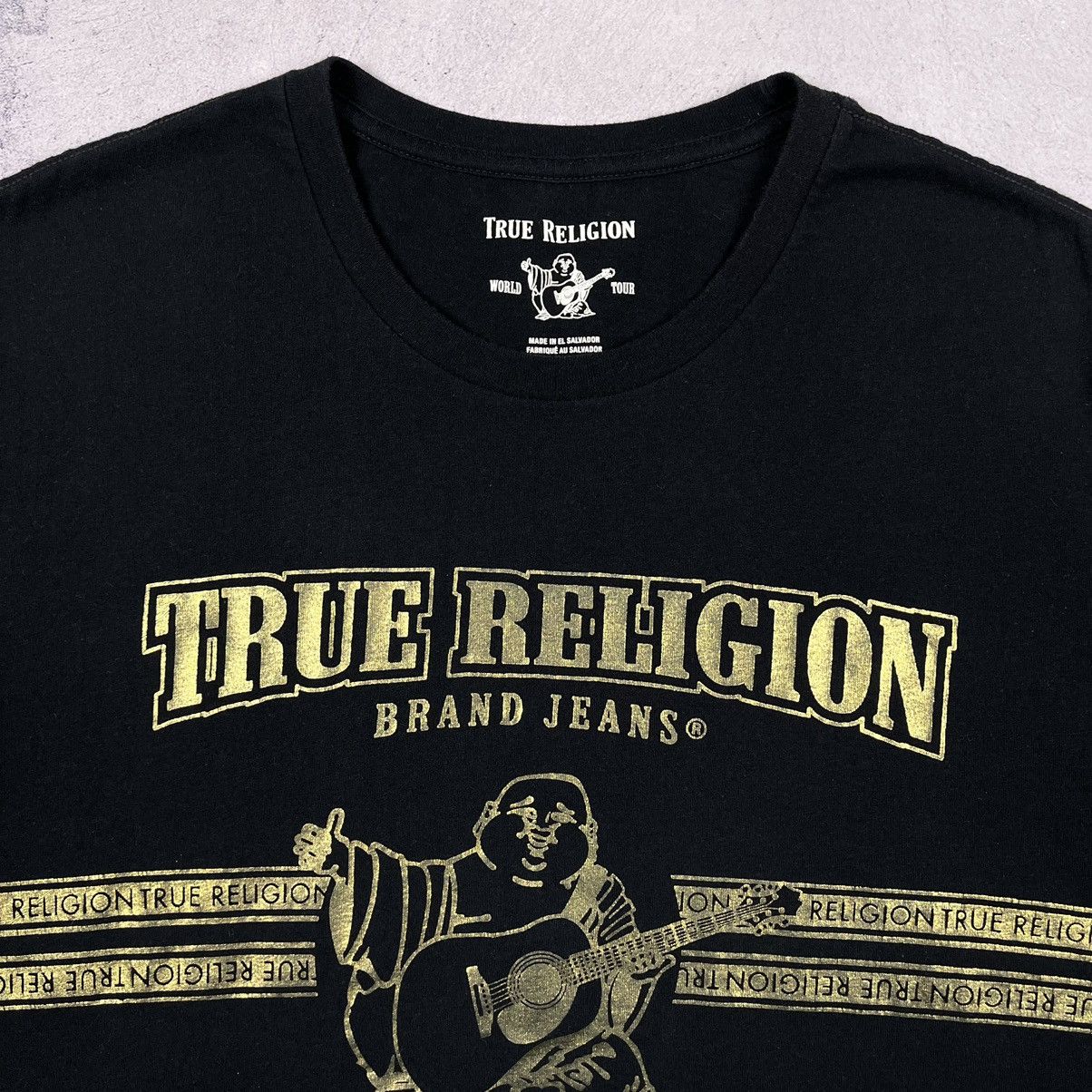 True Religion Vintage True Religion y2k big logo gold buddha tee 90’s Size US L / EU 52-54 / 3 - 3 Thumbnail