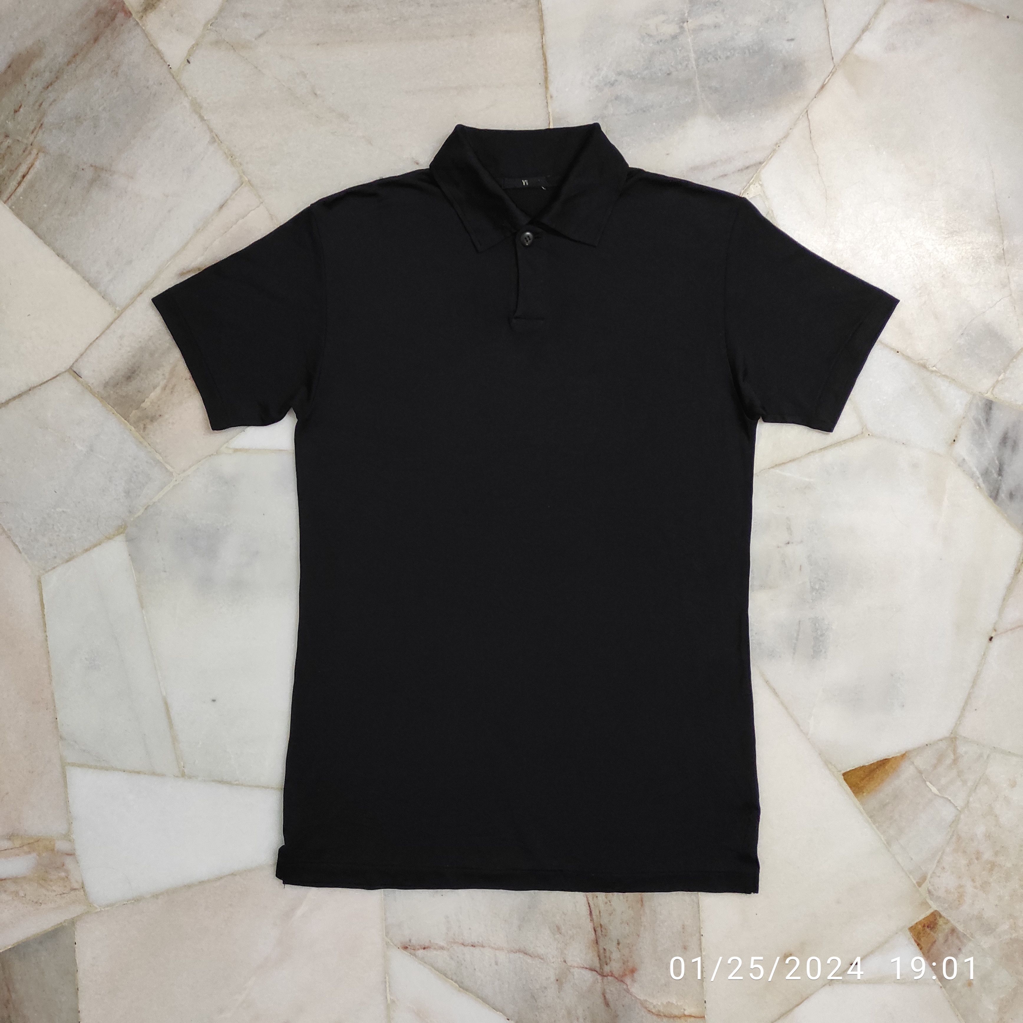Yohji Yamamoto Archive Y's luxury polos one button shirt Size US S / EU 44-46 / 1 - 8 Thumbnail