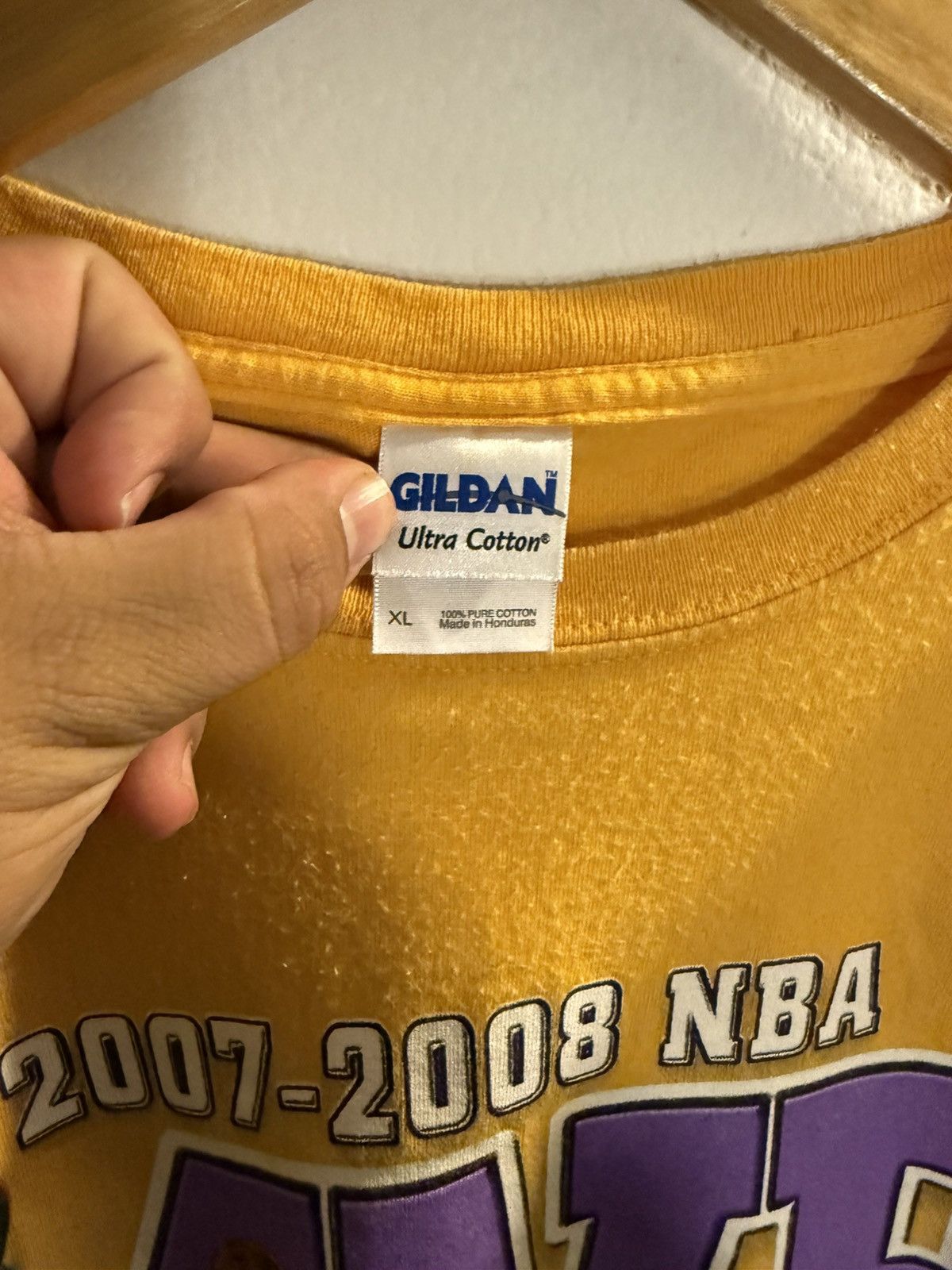 NBA Kobe Bryant Lakers NBA MVP 2007-2008 Size US XL / EU 56 / 4 - 5 Thumbnail