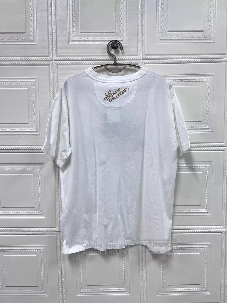 Louis Vuitton Louis Vuitton SS25 Embroidered Crewneck Short Sleeve Size US L / EU 52-54 / 3 - 2 Thumbnail