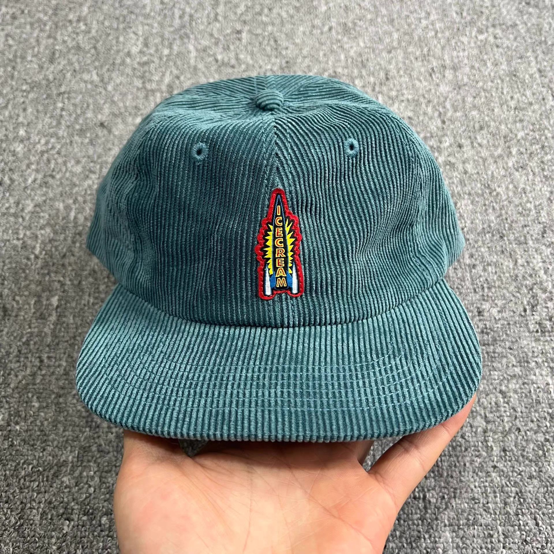 Billionaire Boys Club BBC ICECREAM CorduroyRocketEmbroidered Baseball Sun Hat Q7 Size ONE SIZE - 1 Thumbnail