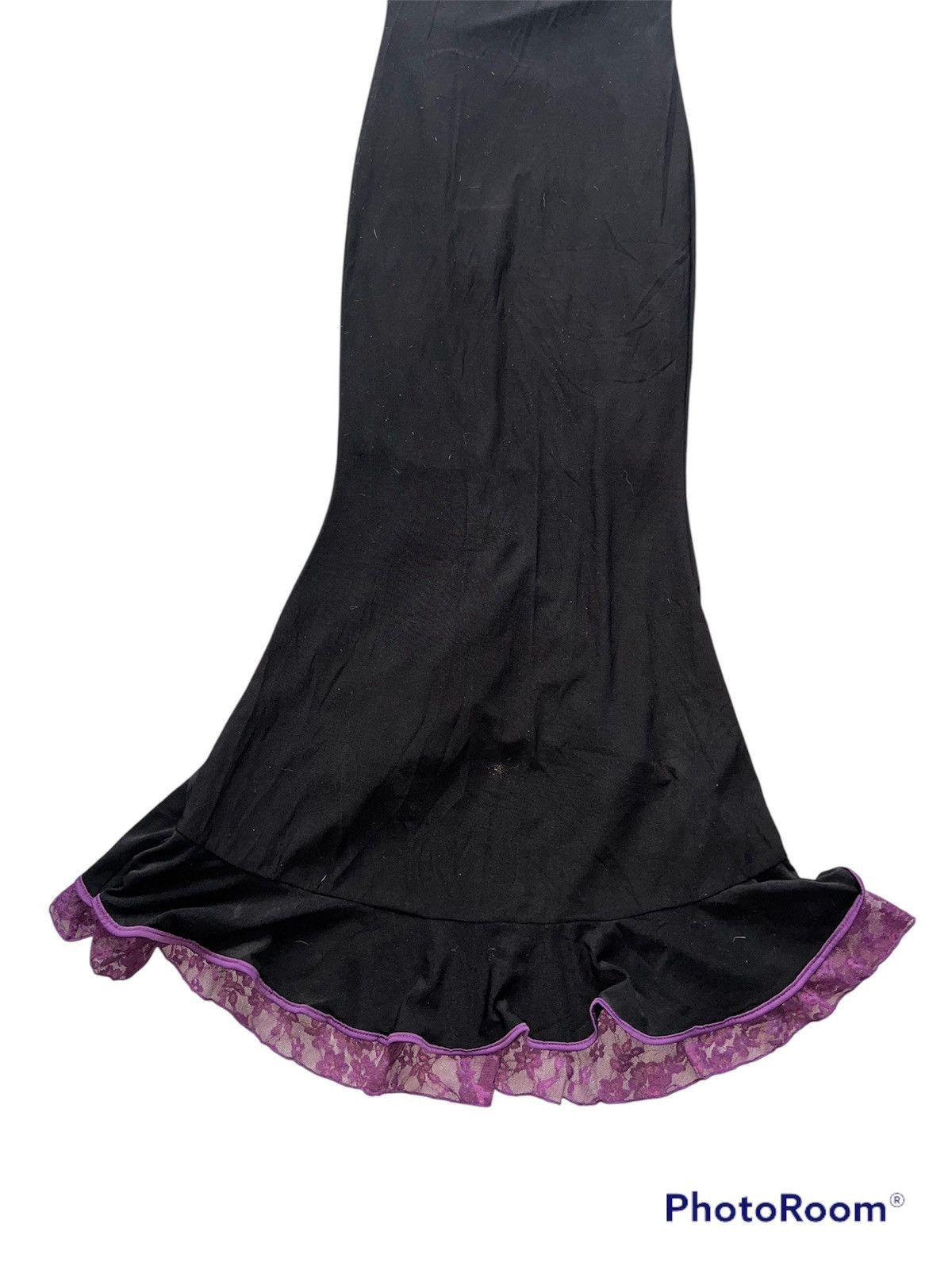 Other Vintage strapless lace ruffle trim dress 🔮🎀 Size S / US 4 / IT 40 - 9 Thumbnail