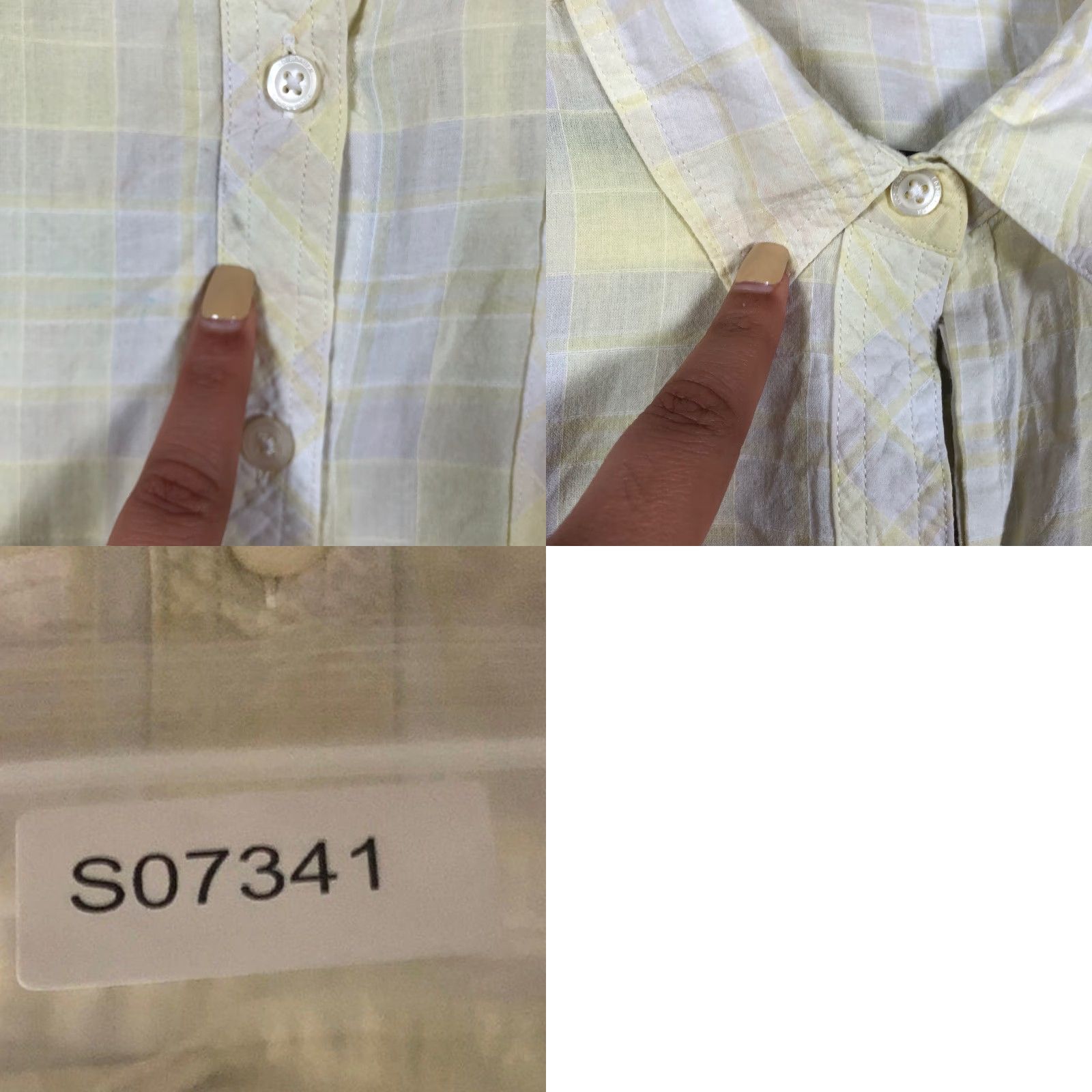 Eddie Bauer Eddie Bauer Womens Shirt Yellow Plaid Collared Button-Down Stretch 2XL Short Sleeve, Casual, Workwear, All Seasons Size XXL / US 16-18 / IT 52-54 - 9 Thumbnail