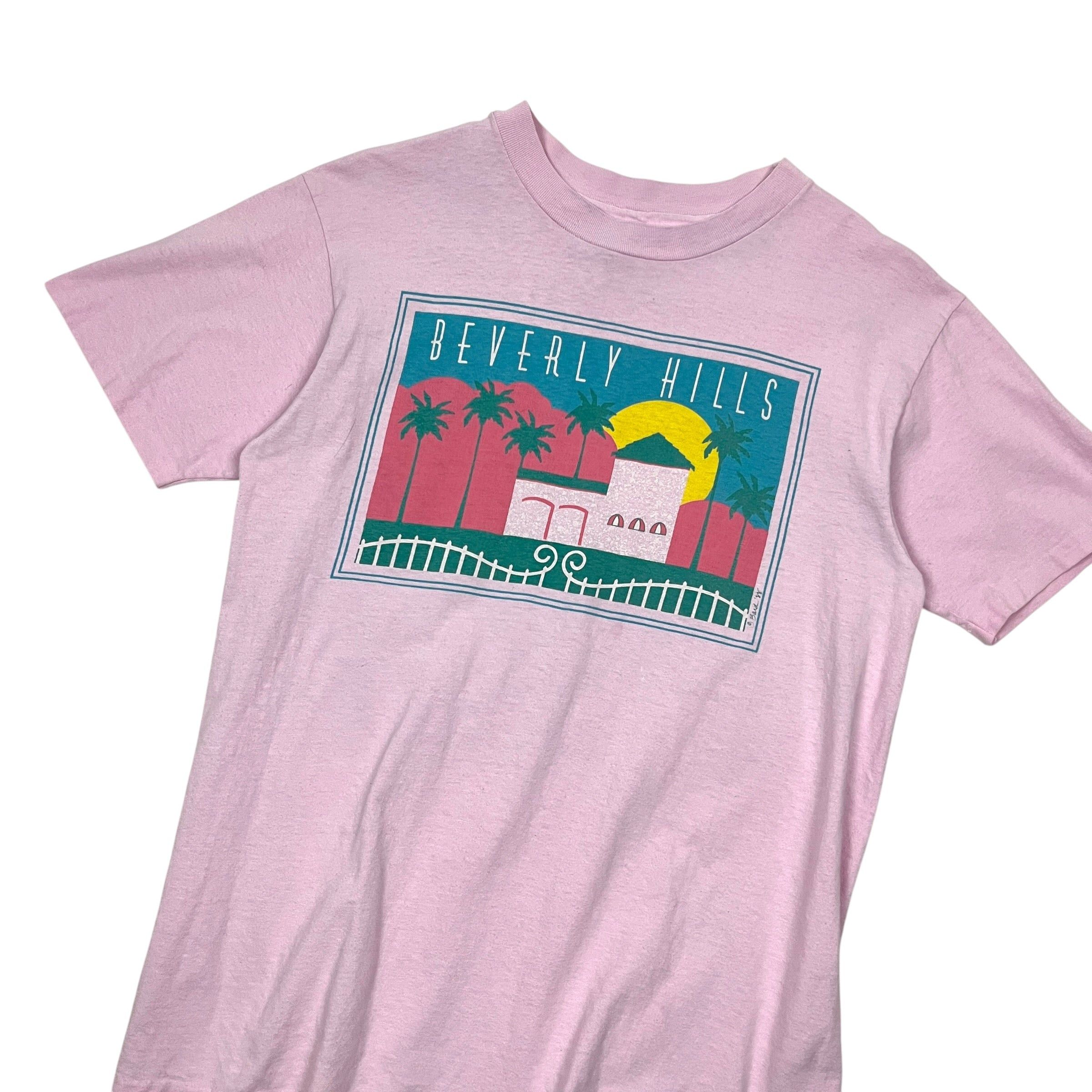 Vintage 1988 Beverly Hills USA Made Tee - Size L Size US L / EU 52-54 / 3 - 2 Thumbnail