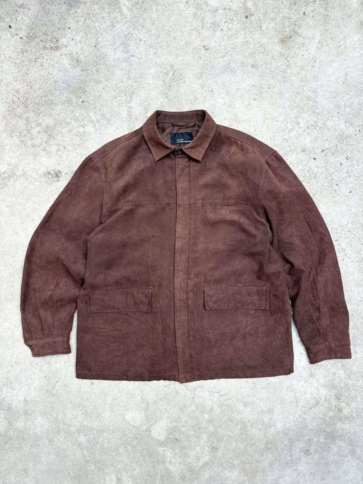 Kansai Yamamoto Brown KANSAI YAMAMOTO ZIP Velvet JACKET Size US L / EU 52-54 / 3 - 1 Thumbnail