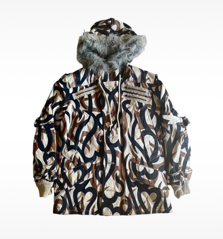 Japanese Brand × Number (N)ine Number (N)ine AW04 Tribal N-3B Parka Size US M / EU 48-50 / 2 - 2 Thumbnail