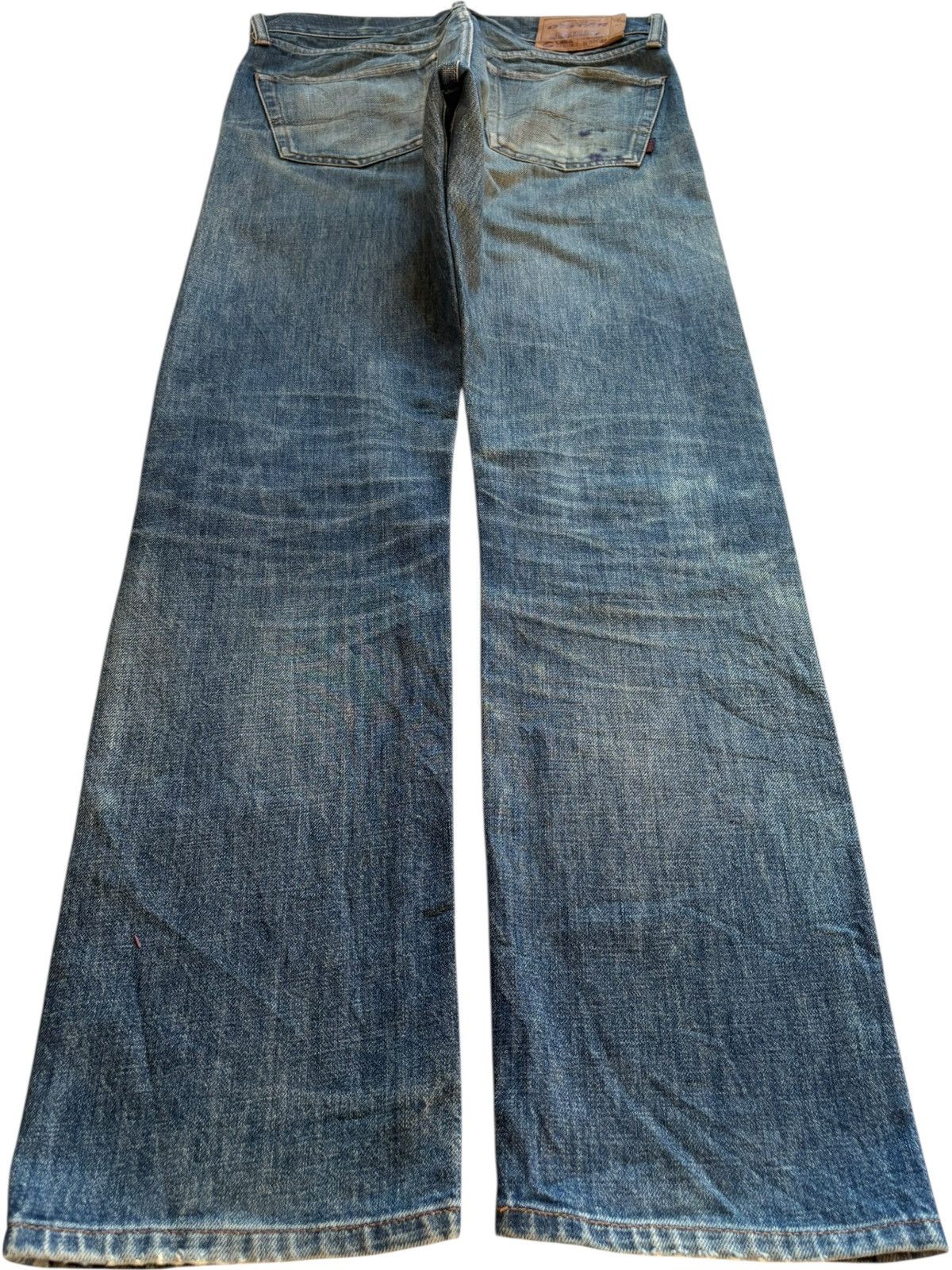 G-Star Vintage G Star Jean Button Fly Rusty Mud Wash Rip Loose Jean Size US 32 / EU 48 - 2 Thumbnail