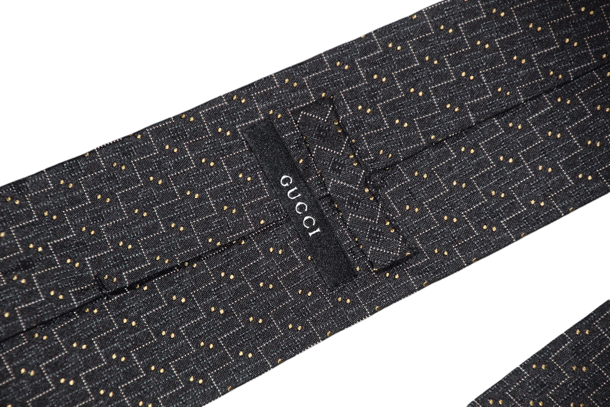 Gucci Gucci Abstract Textured Hand Pattern Jacquard Silk Tie Size ONE SIZE - 3 Thumbnail