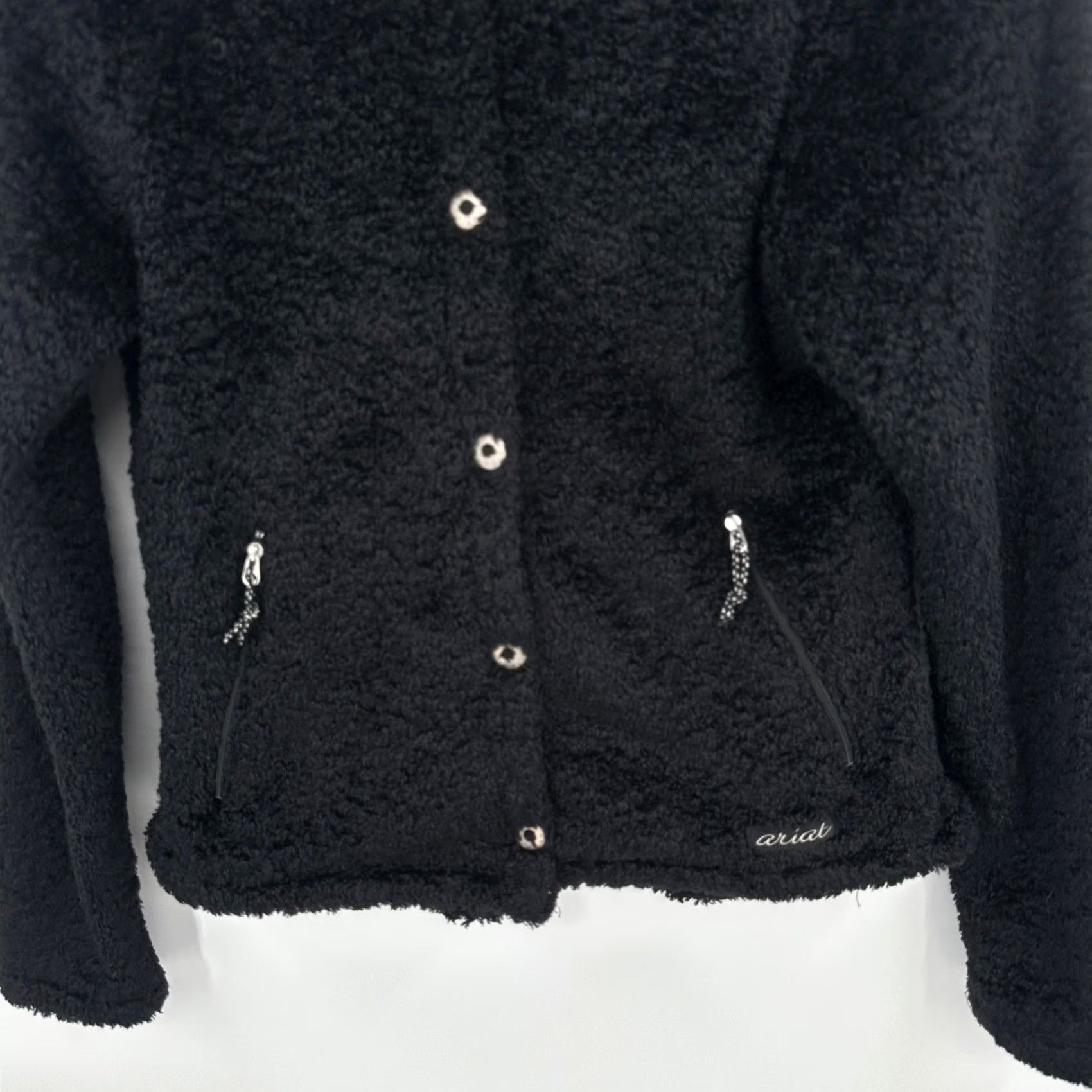 Ariat Ariat Fleece Jacket - Womens M/M Black Size M / US 6-8 / IT 42-44 - 3 Thumbnail