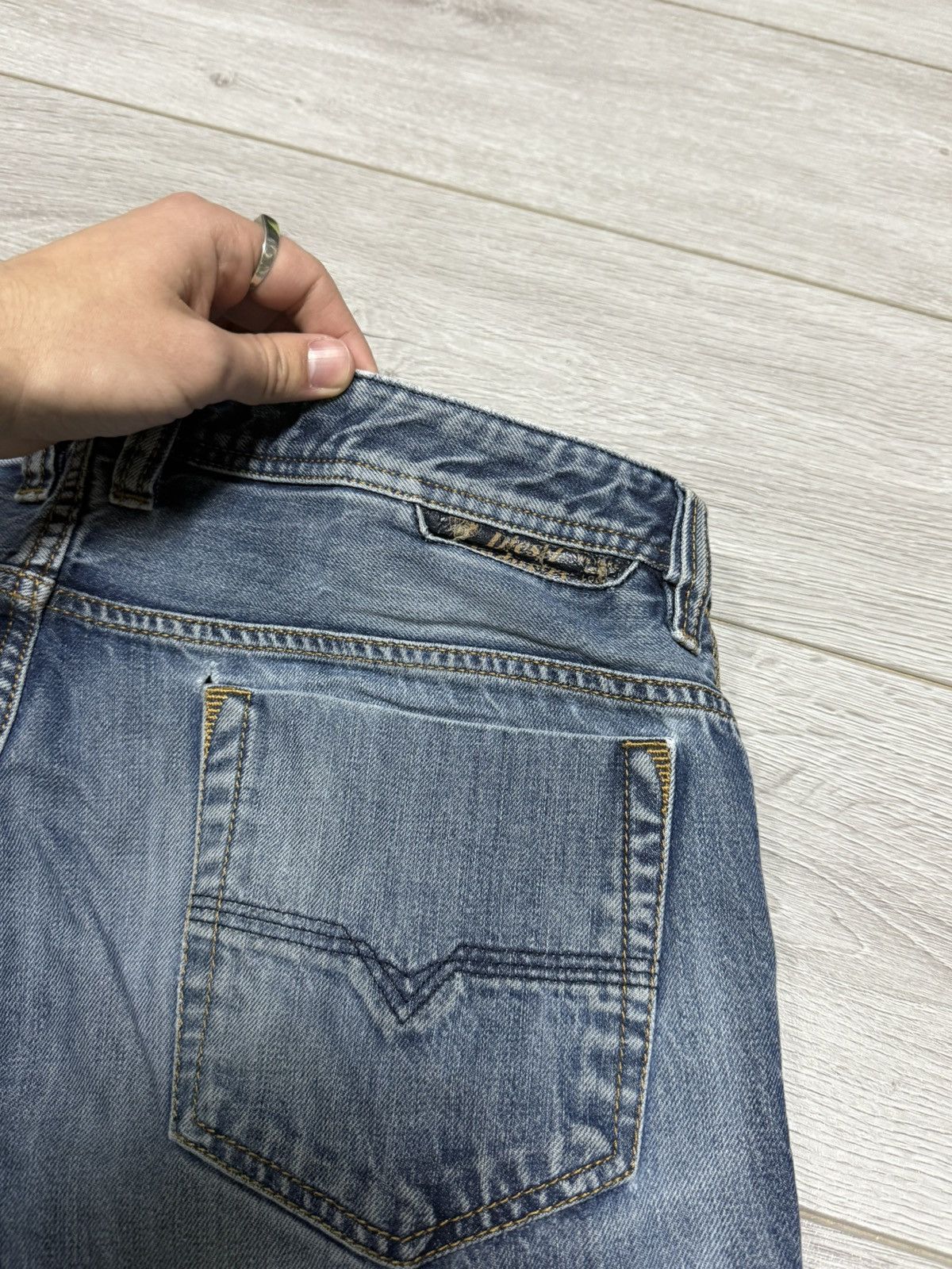 Diesel Diesel Safado Regular Straight Denim Jeans Size US 34 / EU 50 - 5 Thumbnail