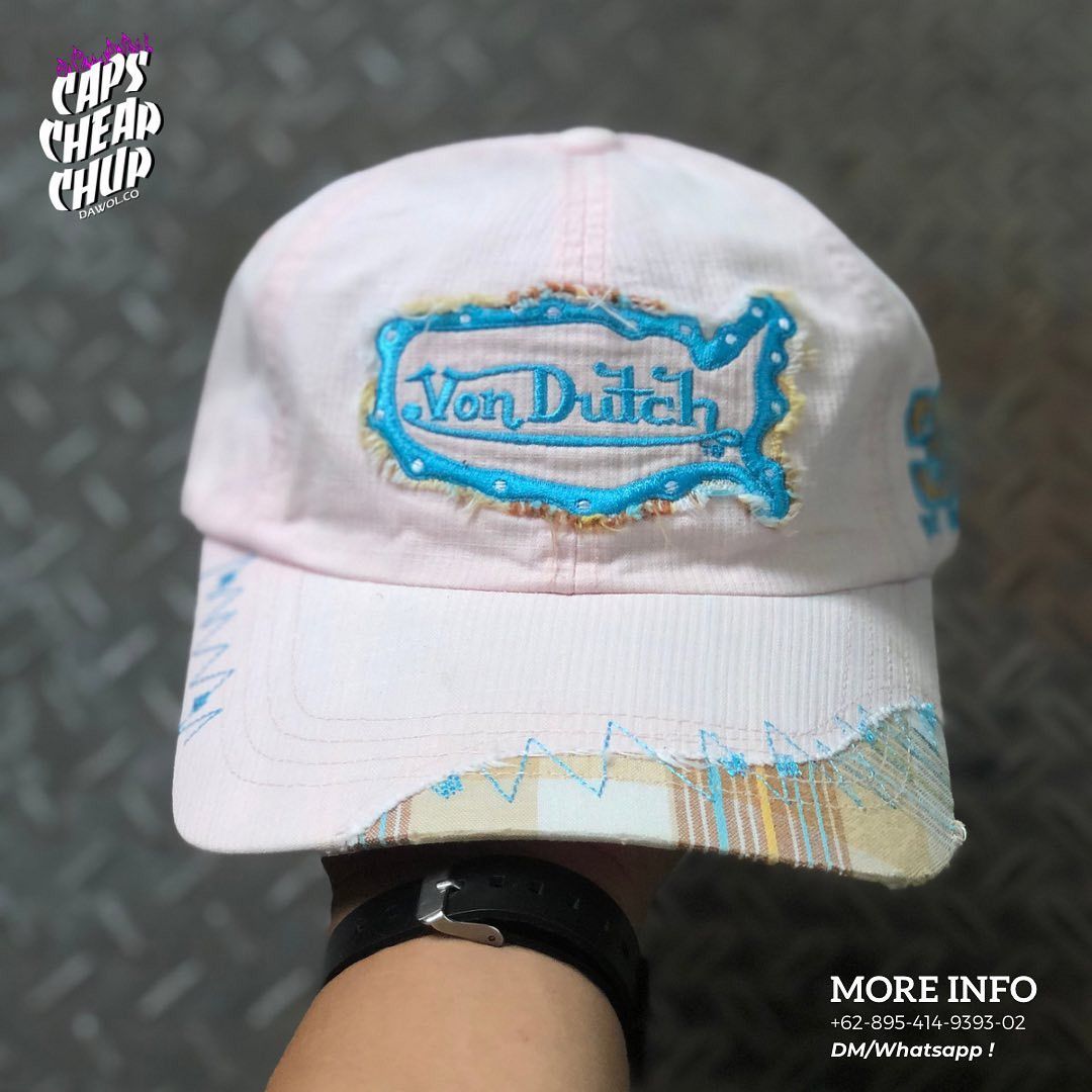 Vintage Vintage Vondutch Eric Bostrom Soft Pink Ripped Distressed Size ONE SIZE - 1 Thumbnail
