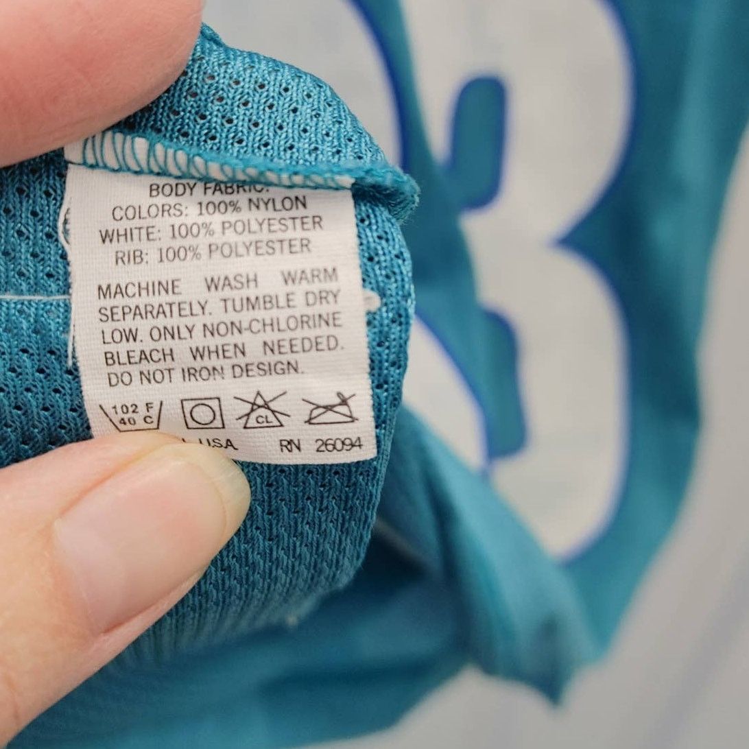 Other Vintage Champion Mourning #33 Charlotte Hornets Jersey Sz 36 Size US M / EU 48-50 / 2 - 4 Thumbnail