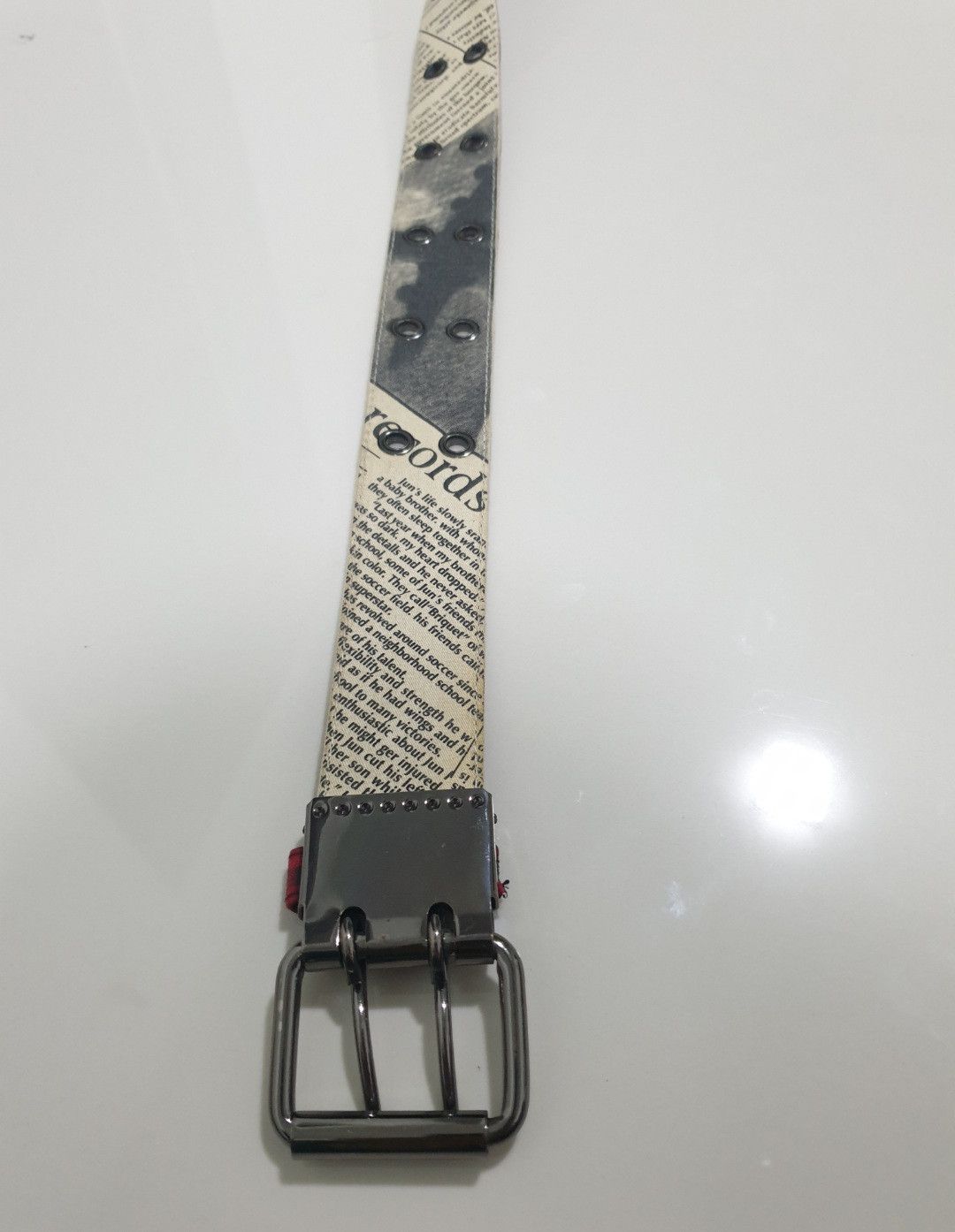 PPFM 💥Punk rock checkered streetwear belt Size ONE SIZE - 2 Thumbnail