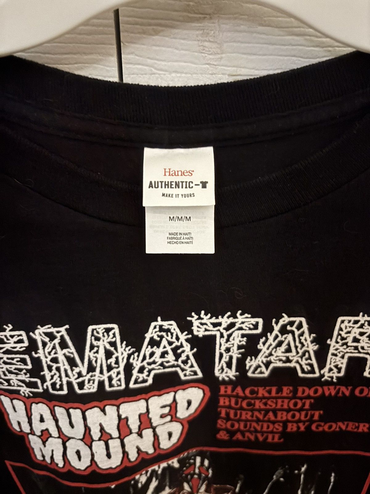 Haunted Mound Haunted Mound Sematary First Show T-Shirt Size US M / EU 48-50 / 2 - 2 Thumbnail