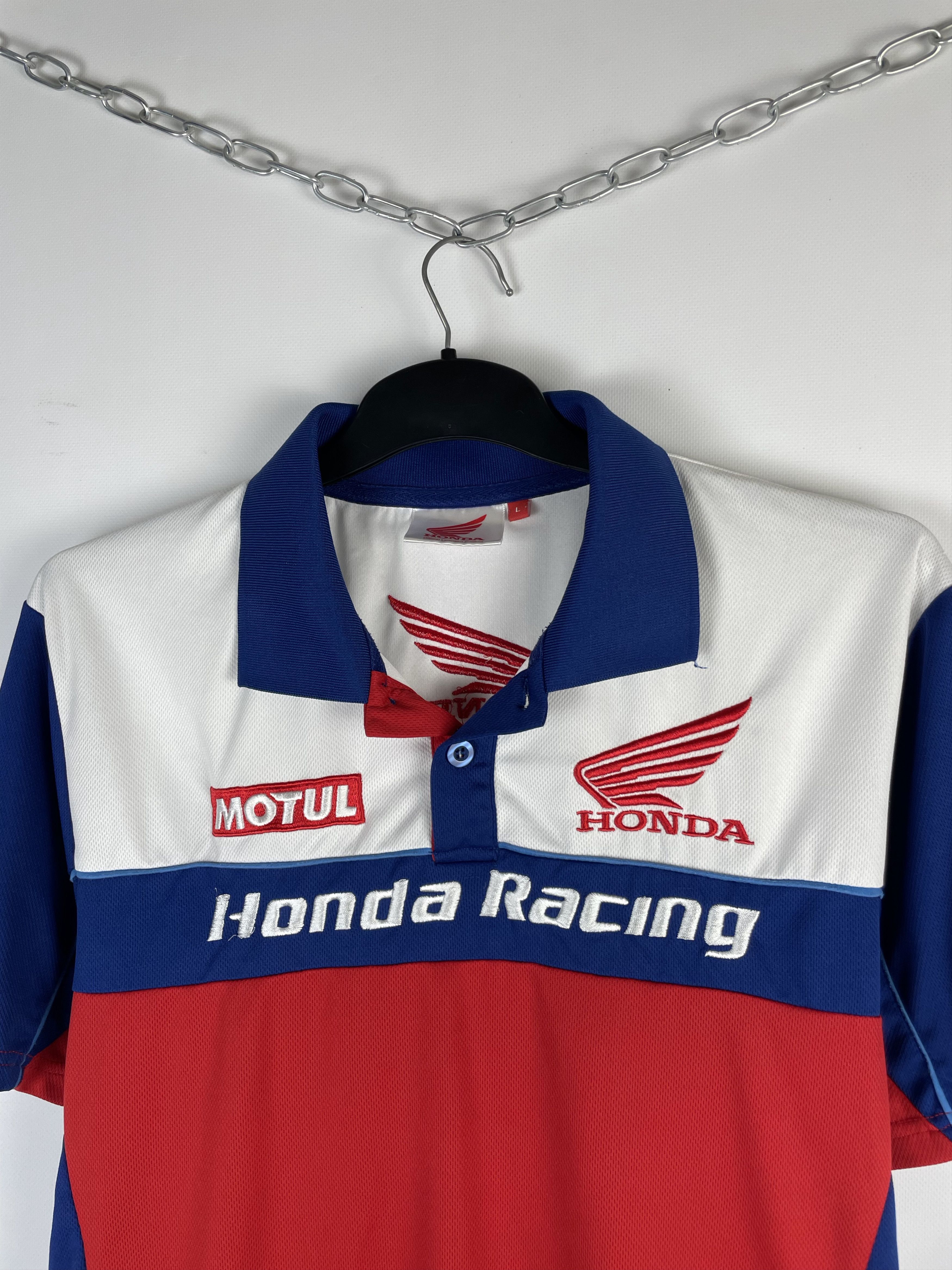 Honda × Vintage Honda Racing Polo Shirt Size US L / EU 52-54 / 3 - 4 Thumbnail