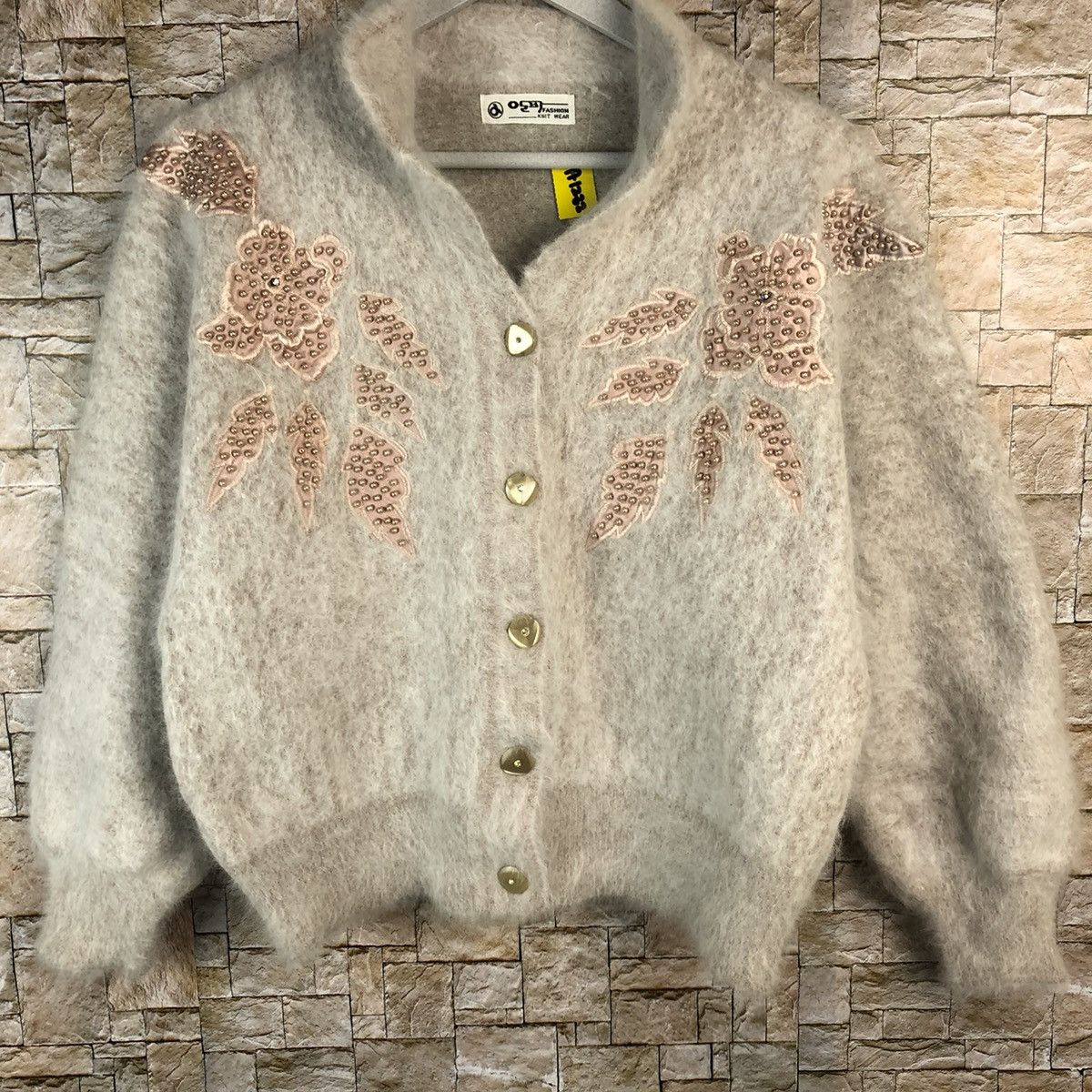 Japanese Brand Japan vintage mohair fur shaggy Cardigan Knitwear #A1232 Size S / US 4 / IT 40 - 3 Thumbnail