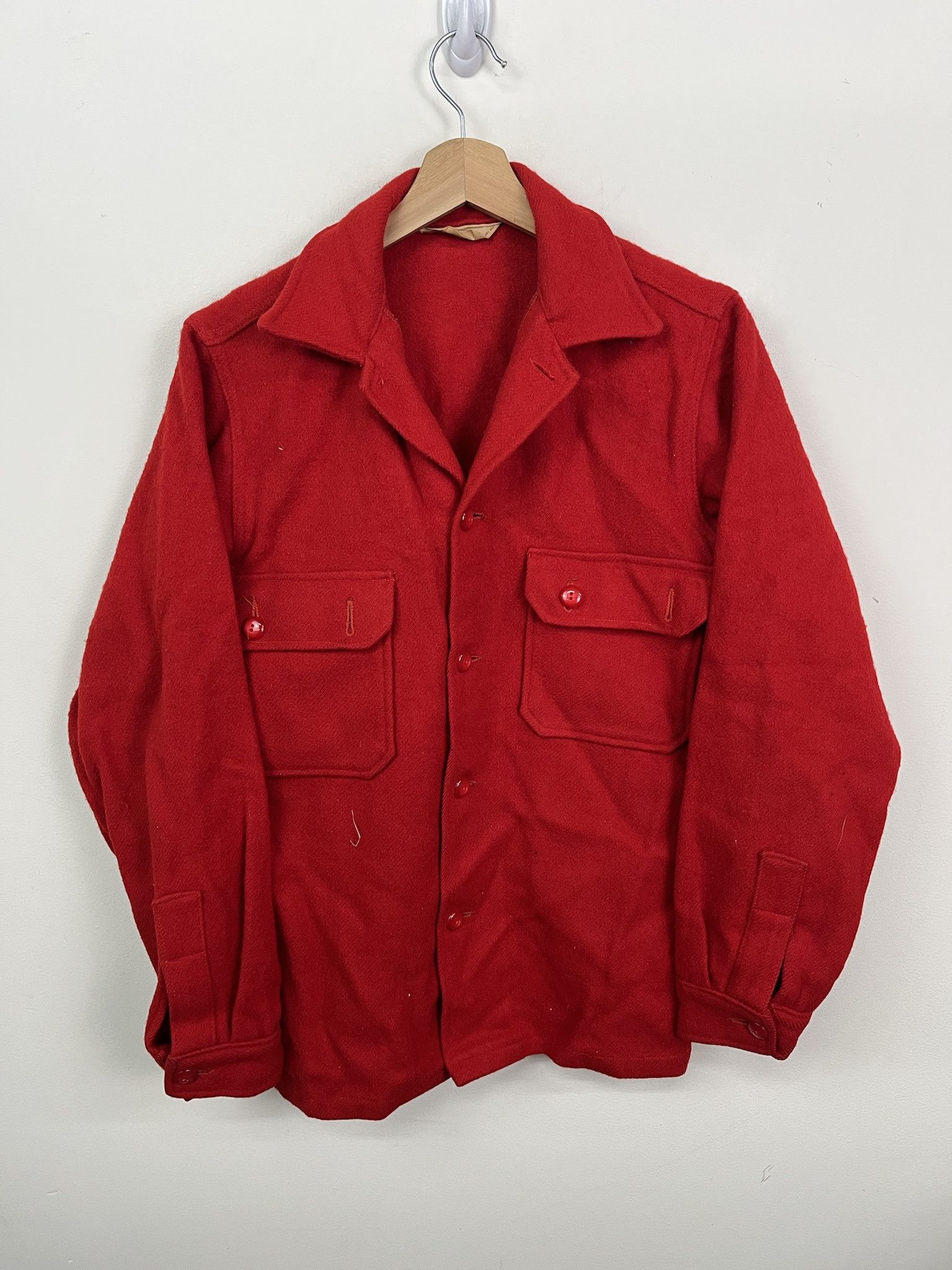 Vintage Vintage Boy Scouts Red Wool Jacket 1990s BSA Official Jacket Size 20 Size US S / EU 44-46 / 1 - 1 Thumbnail