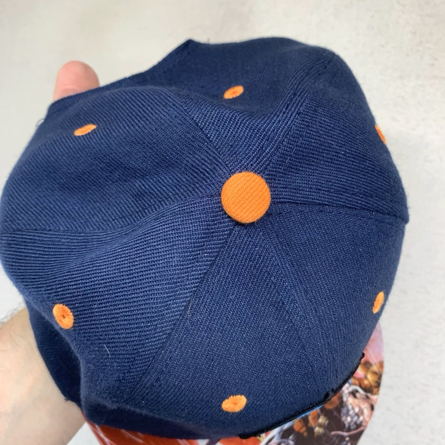 Vintage Six Flaggs DC Comics Justice League Death Stroke Hook and Loop Hat Exclusive EUC Size ONE SIZE - 6 Thumbnail