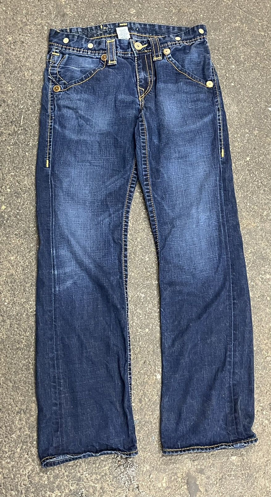 True Religion × Vintage True religion y2k baggy fit denim pants hype rare skater Size US 34 / EU 50 - 6 Thumbnail