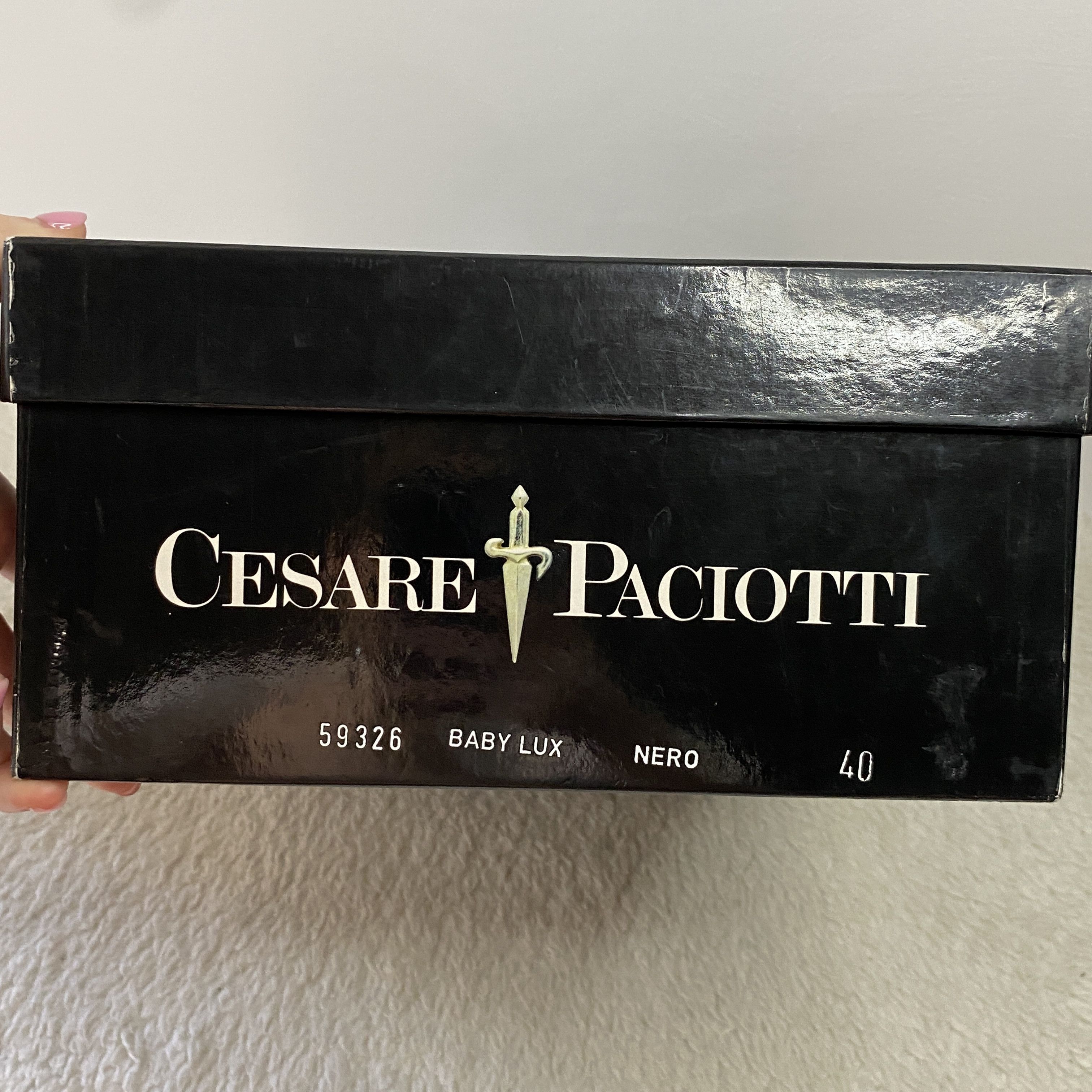 Other Cesare Paciotti Baby Lux Rare Black Leather Ankle Boots Size US 9.5 / IT 39.5 - 6 Thumbnail