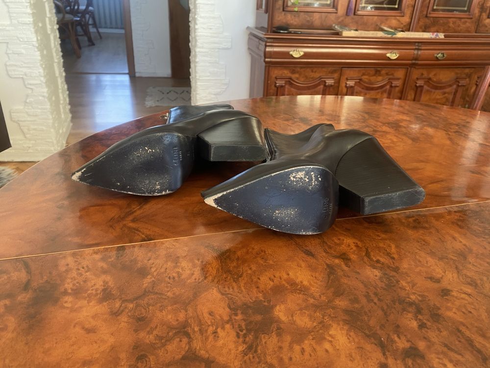 Celine Celine Paris Leather Boots Heels Size US 9 / IT 39 - 4 Thumbnail