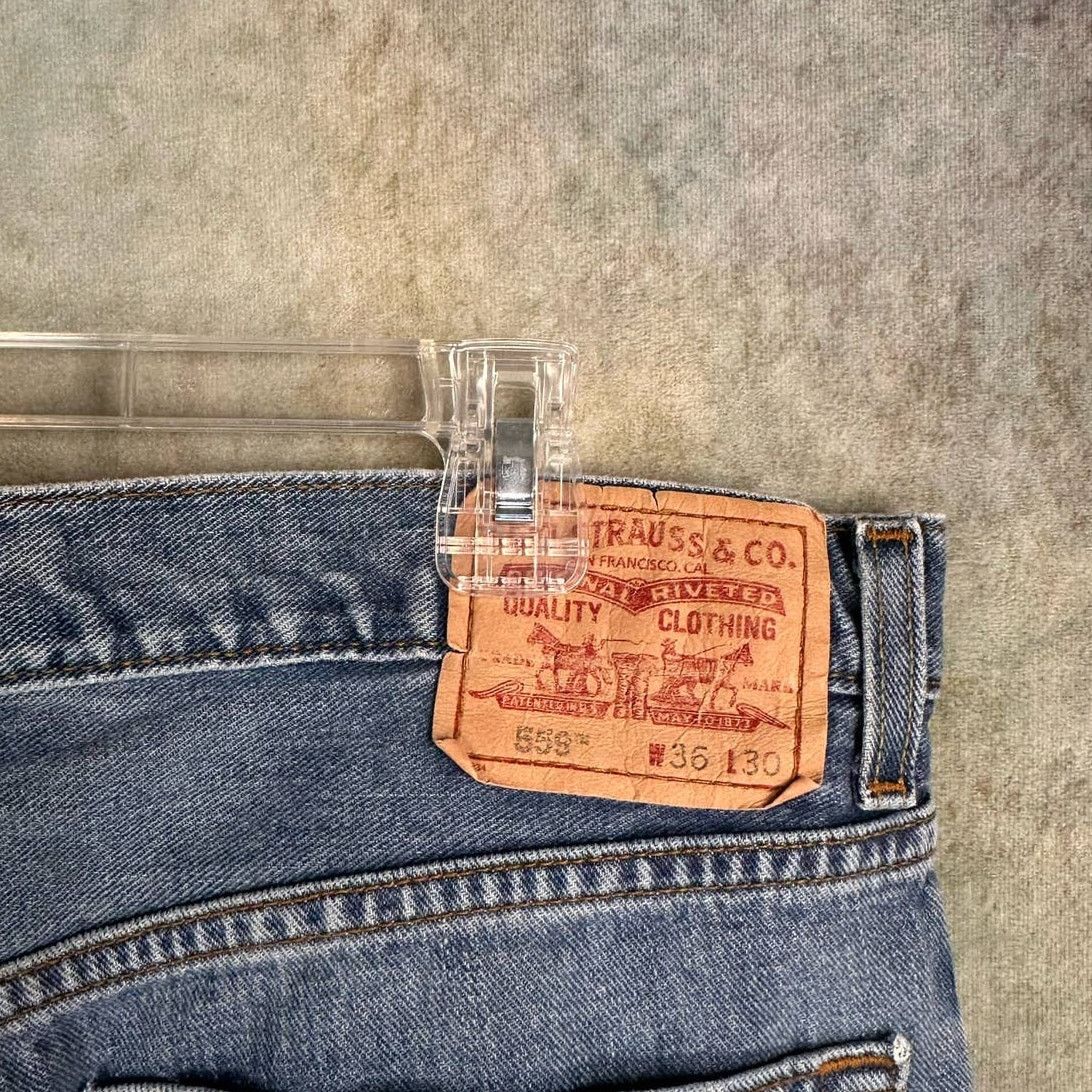 Levi's × Vintage Vintage Levis 559 Denim Jeans 36x30 Relaxed Fit Straight Size US 36 / EU 52 - 8 Thumbnail