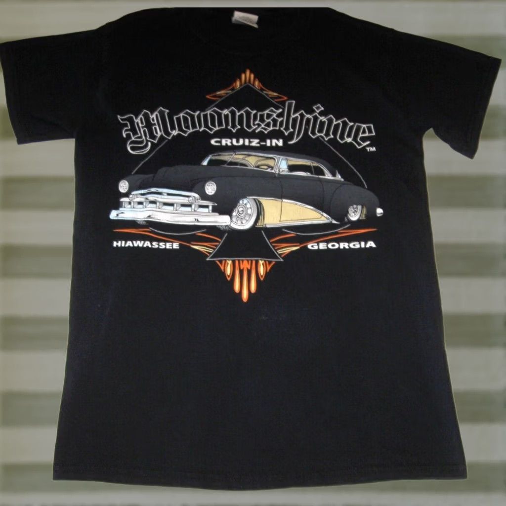 Gildan Georgia Mountain MOONSHINE CRUIZ-IN Hiawassee t shirt Adult Small Car Motorcycle Size US S / EU 44-46 / 1 - 1 Thumbnail