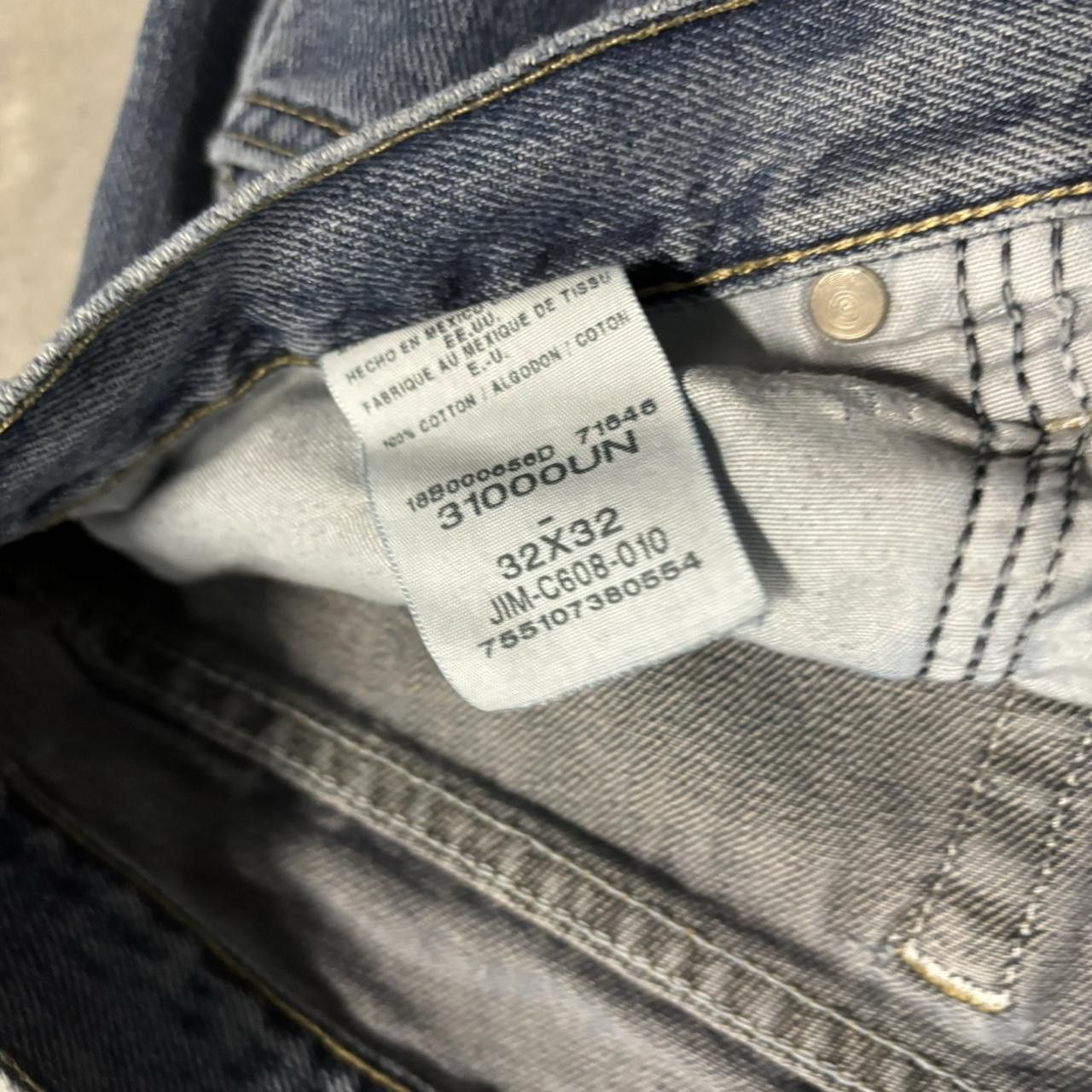 Japanese Brand × Vintage Crazy Vintage Y2K/2000s Grunge Medium Wash Denim Jeans! Size US 32 / EU 48 - 8 Thumbnail