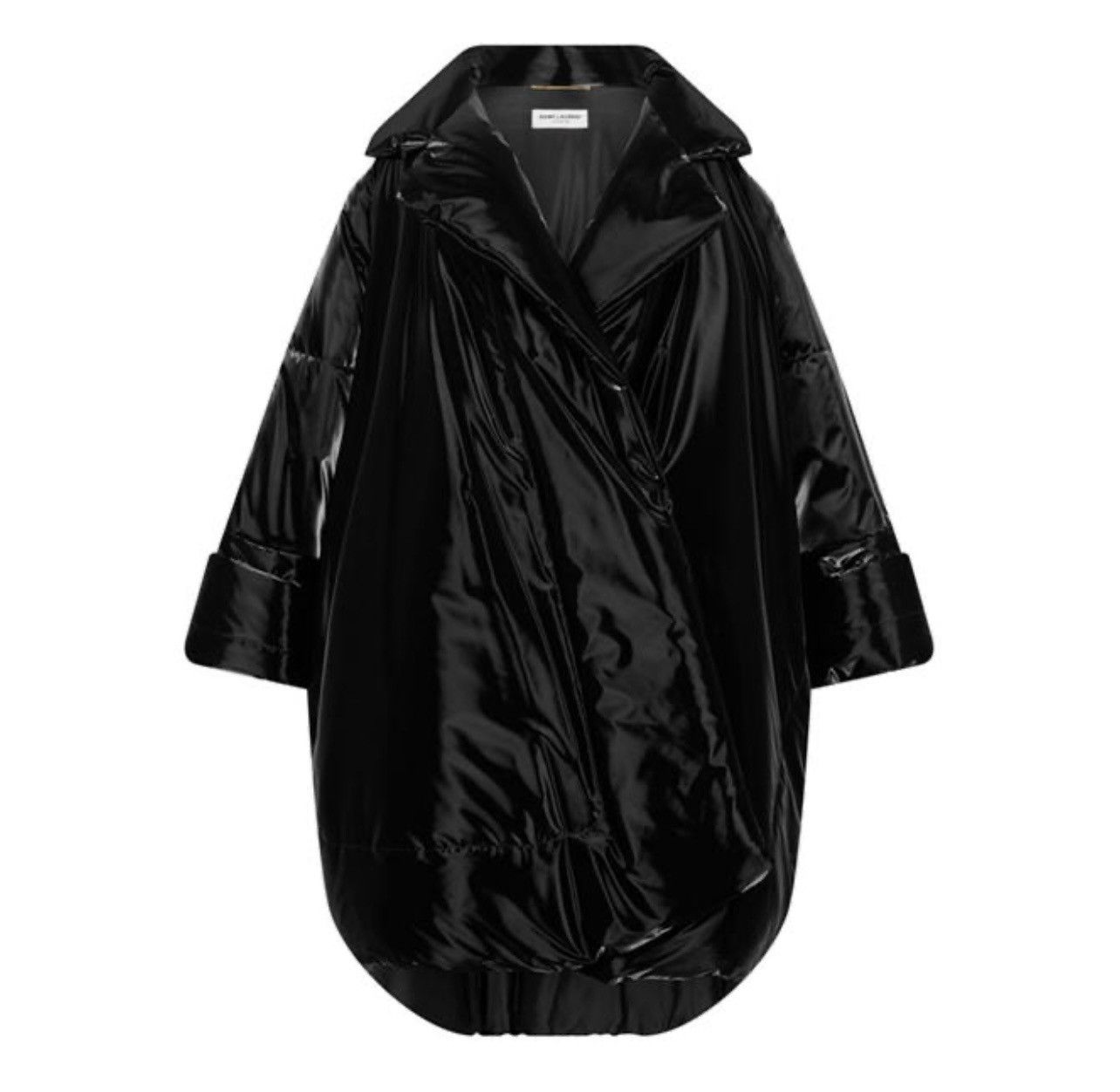 Saint Laurent Paris Saint Laurent Lacquered Effect Oversized
