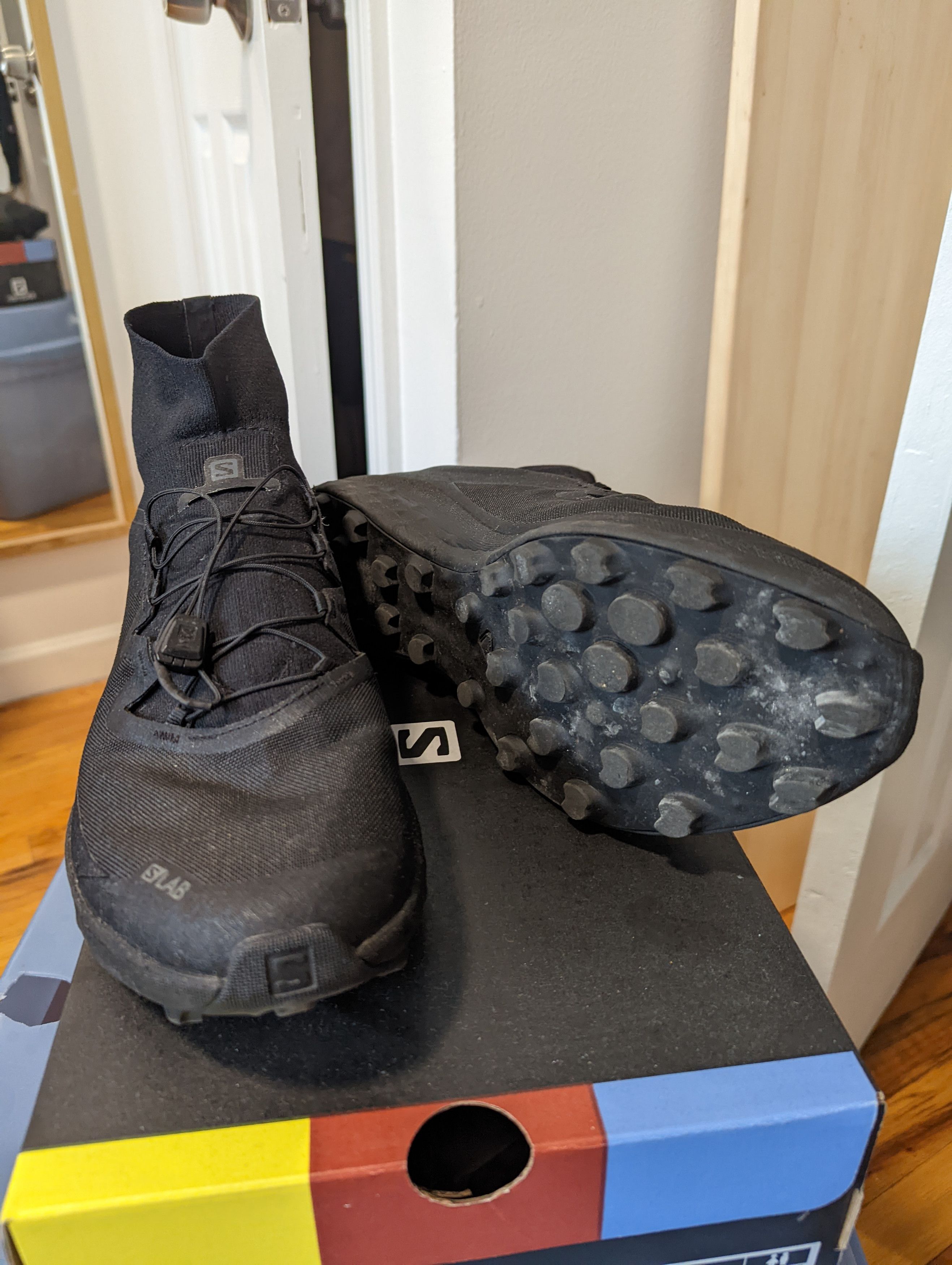 Salomon Salomon S/Lab Cross Running Black Size US 13 / EU 46 - 3 Thumbnail