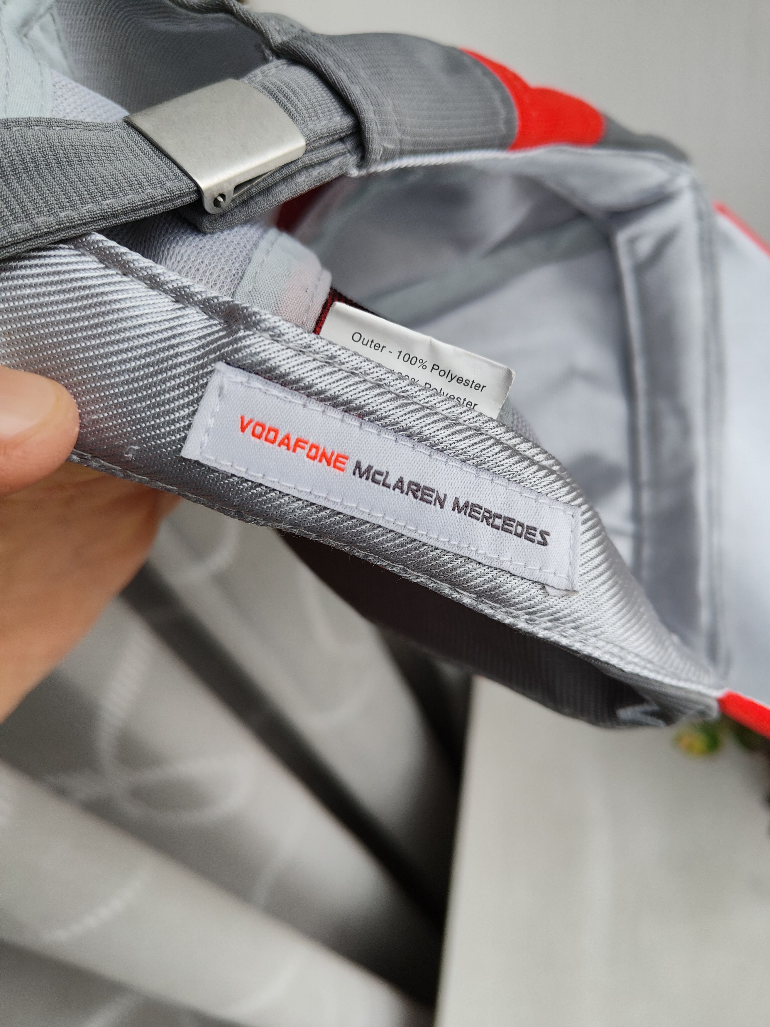 Formula 1 Vodafone McLaren Mercedes MP4-27 F1 Racing Formula 1 Cap Size ONE SIZE - 10 Thumbnail