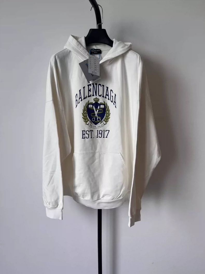 Balenciaga Balenciaga Letter Logo printed hooded long sleeve sweatshi Size US M / EU 48-50 / 2 - 1 Thumbnail