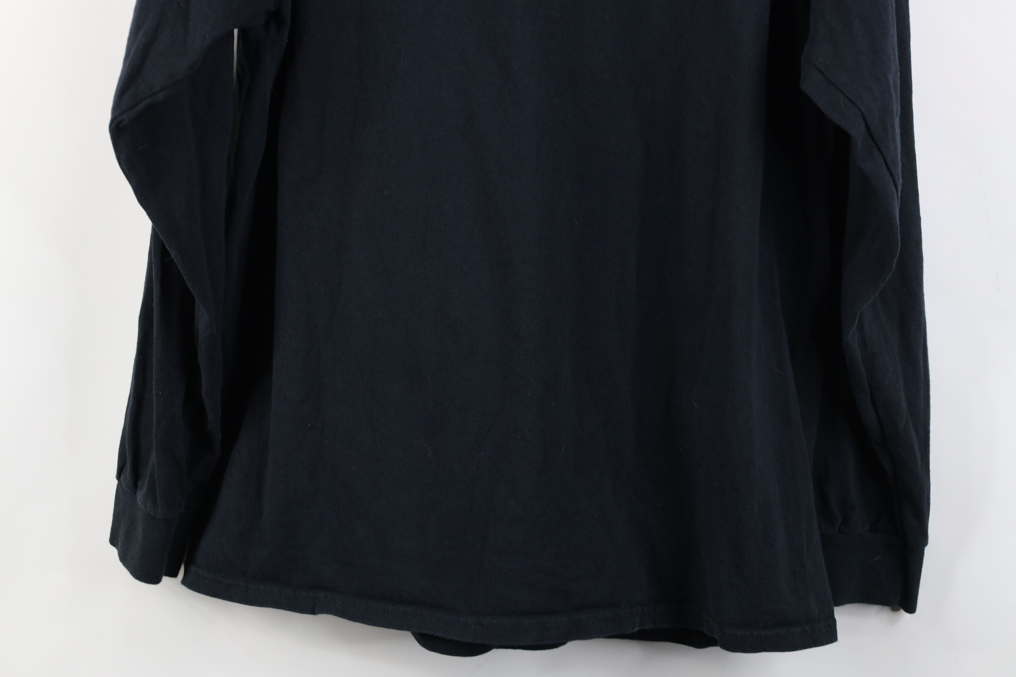 Vintage Vintage 90s Y2K Streetwear Cotton Long Sleeve T-Shirt Black Size US L / EU 52-54 / 3 - 13 Thumbnail