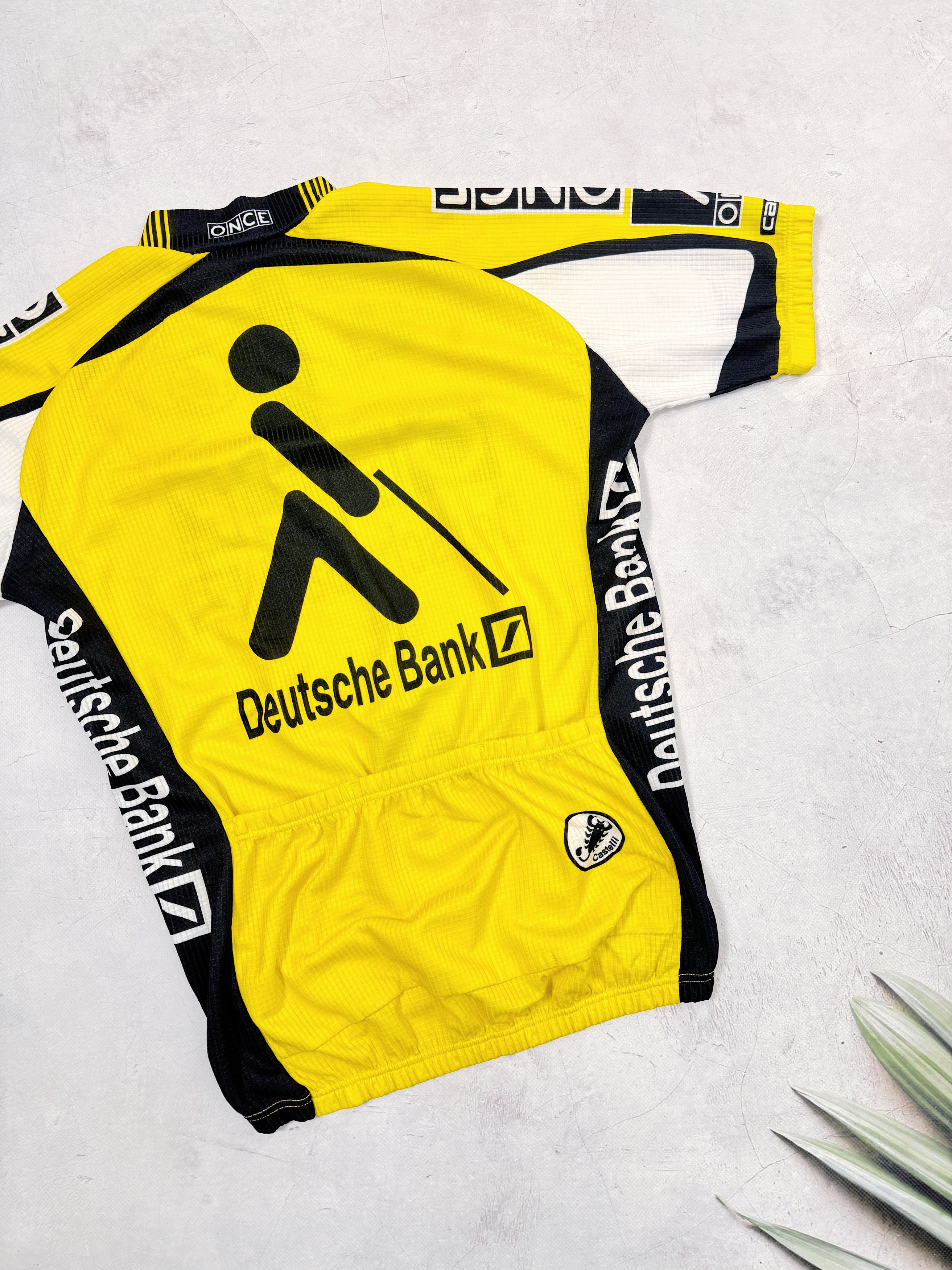 Vintage Vintage Castelli Cycling Jersey Giant Deutche Bank Once Size US M / EU 48-50 / 2 - 12 Thumbnail