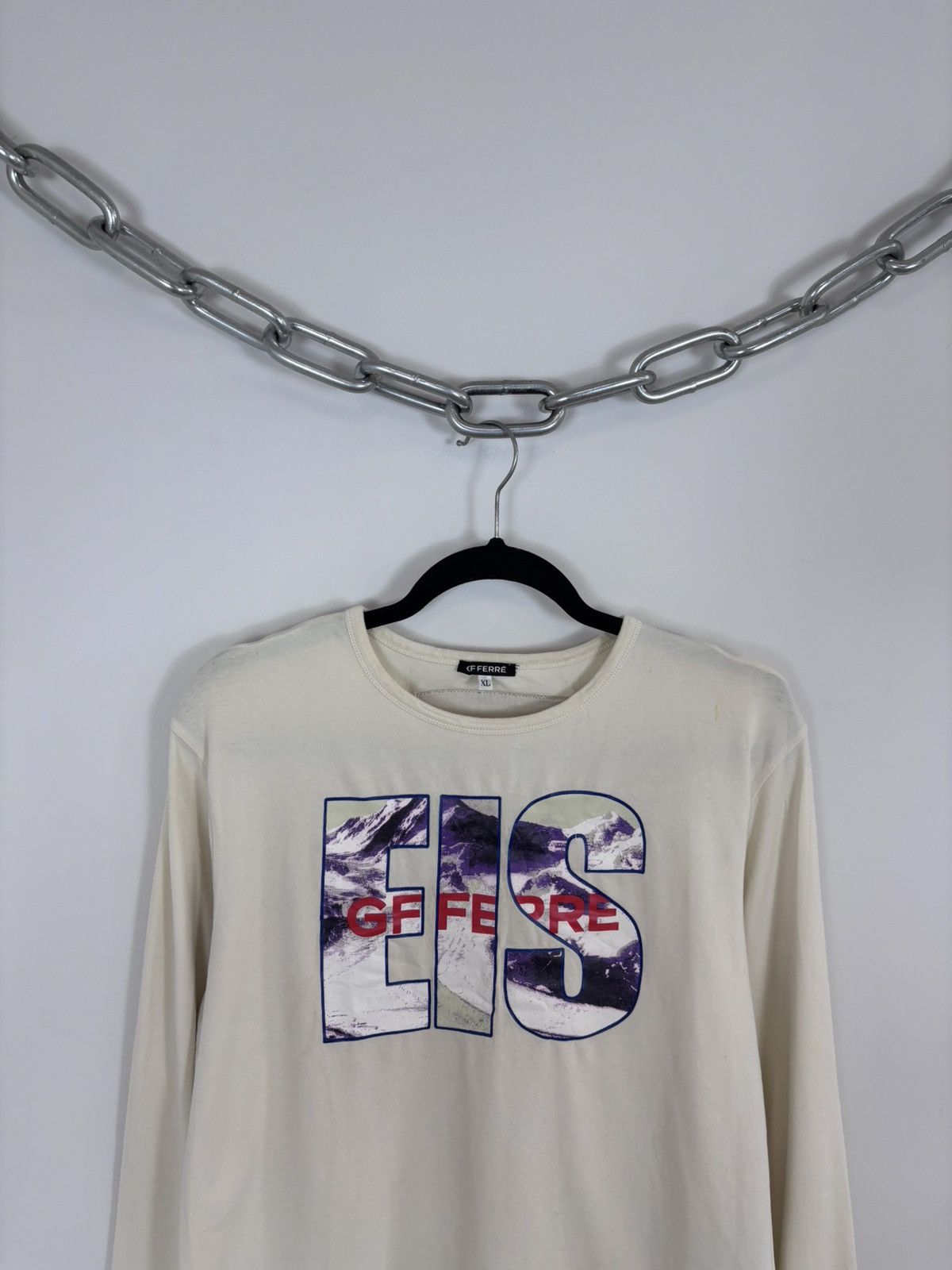 GF Ferre Vintage Gianfranco Ferre SS05 Women’s Long Sleeve T-Shirt Size XL / US 12-14 / IT 48-50 - 3 Thumbnail