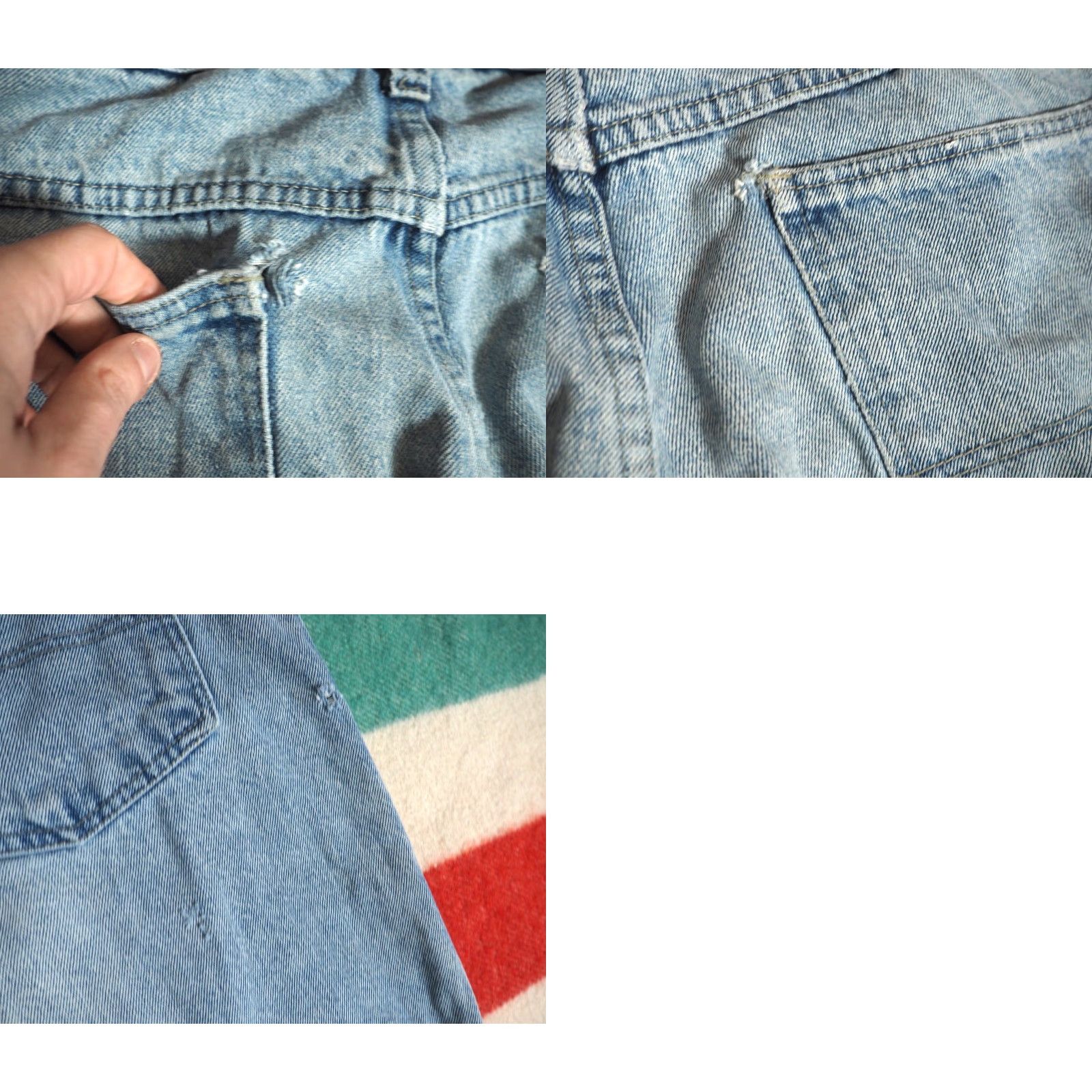 Denime VTG 90s 2000s Y2k 30 Below Denim Jeans Pants Mens Blue 40x31 Regular Inseam 31 Faded Baggy Distressed Hip Hop Vintage/Original Size US 40 / EU 56 - 9 Thumbnail