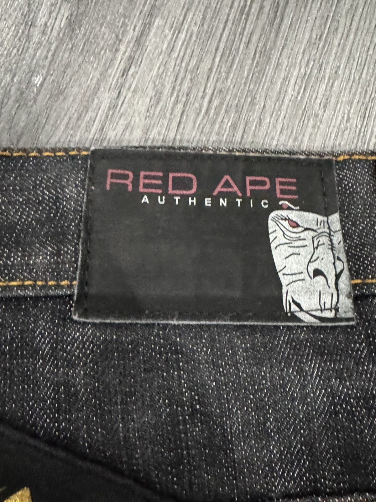 Other Vintage Red Ape Jeans Mens 38x33 Moral Victory Lion Size US 40 / EU 56 - 7 Thumbnail