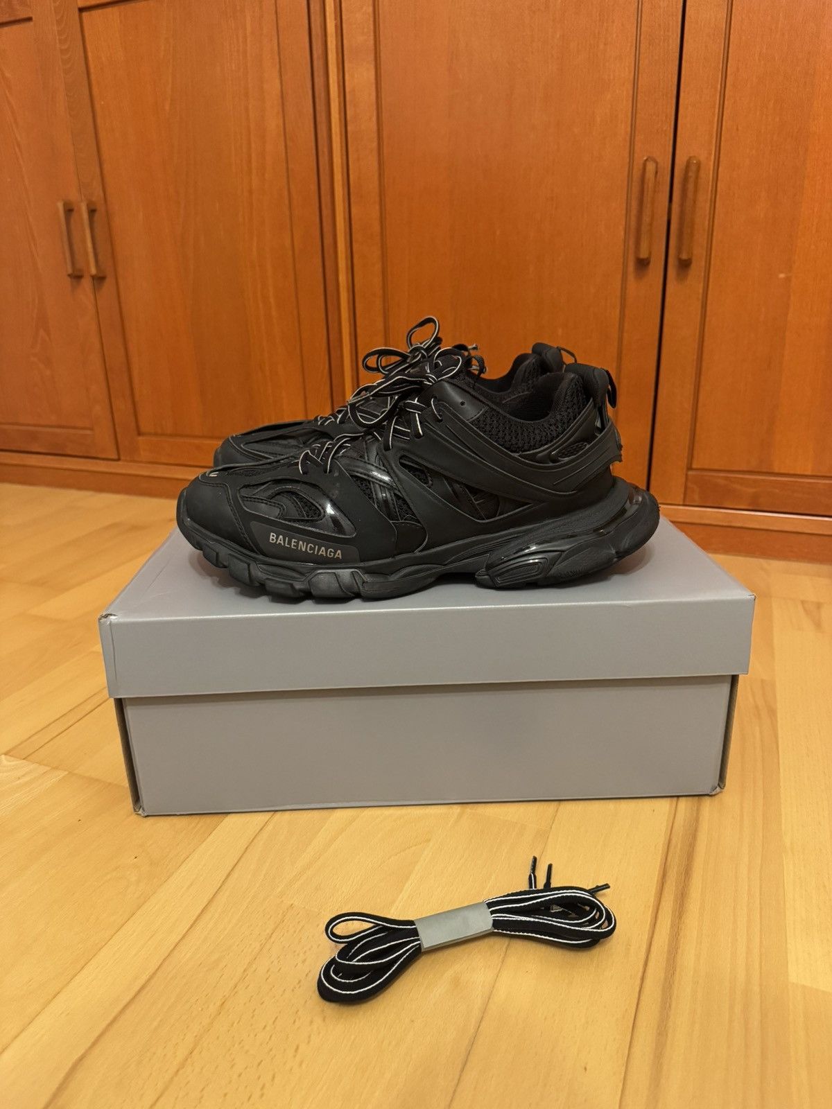 Balenciaga Balenciaga Track Triple Black Size US 11 / EU 44 - 1 Thumbnail