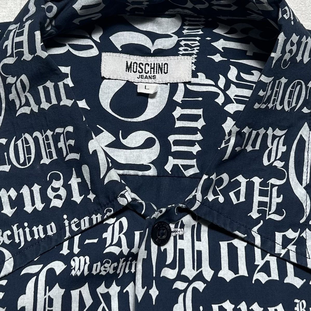 Moschino Moschino Button Up Shirt Size US L / EU 52-54 / 3 - 5 Thumbnail