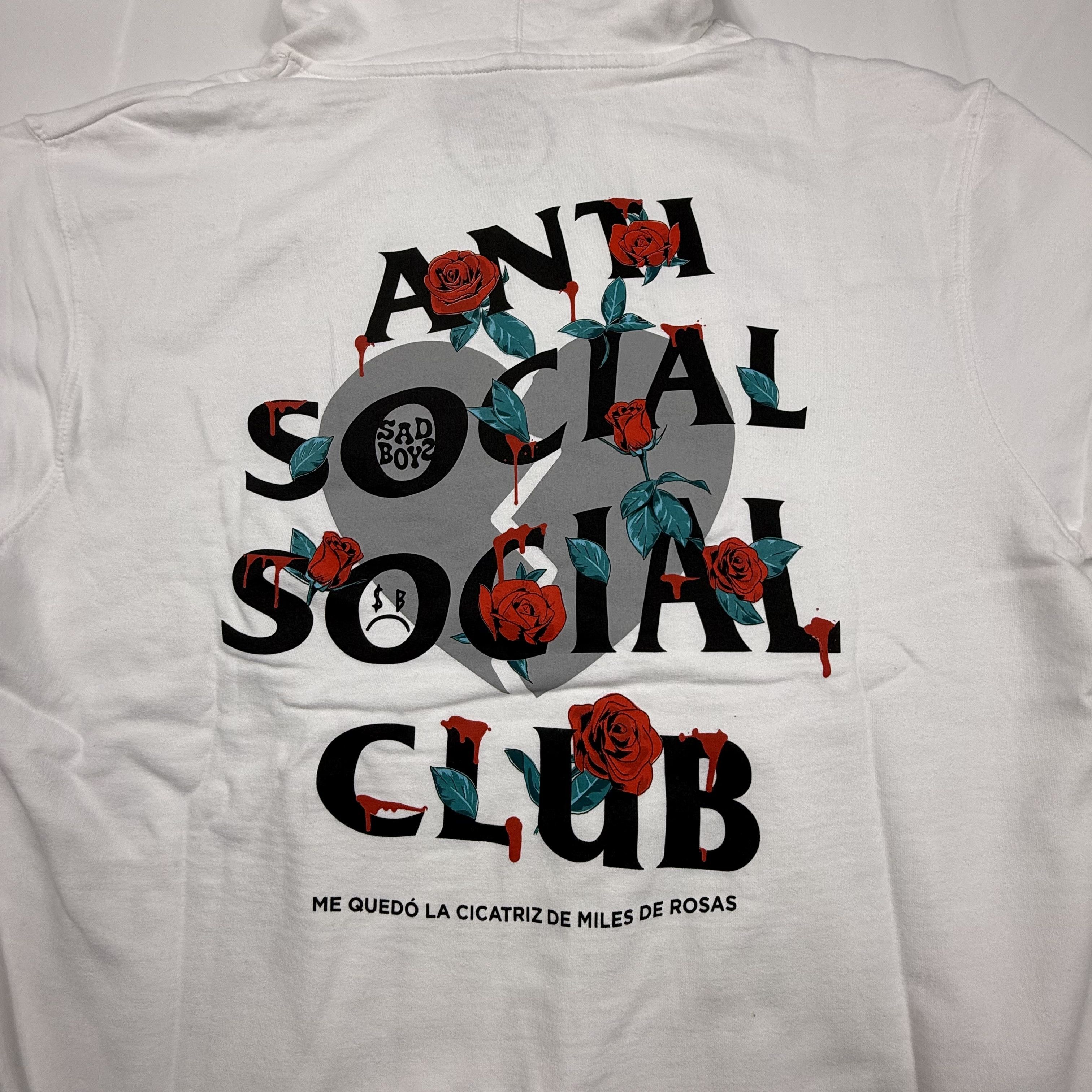 Anti Social Social Club Anti Social Social Club Me Quedo La Cicatriz Rose Hoodie Size US L / EU 52-54 / 3 - 2 Thumbnail