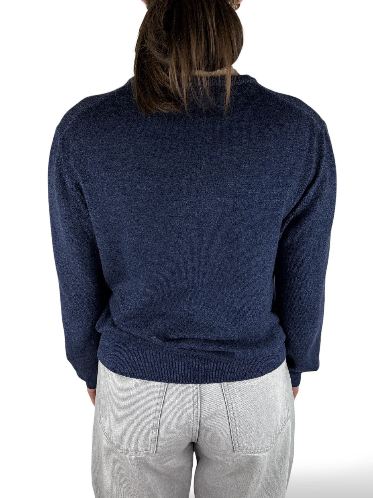 Gran Sasso Vintage Gran Sasso 100% Virgin Wool Knit Sweater Made In IT Size M / US 6-8 / IT 42-44 - 10 Thumbnail
