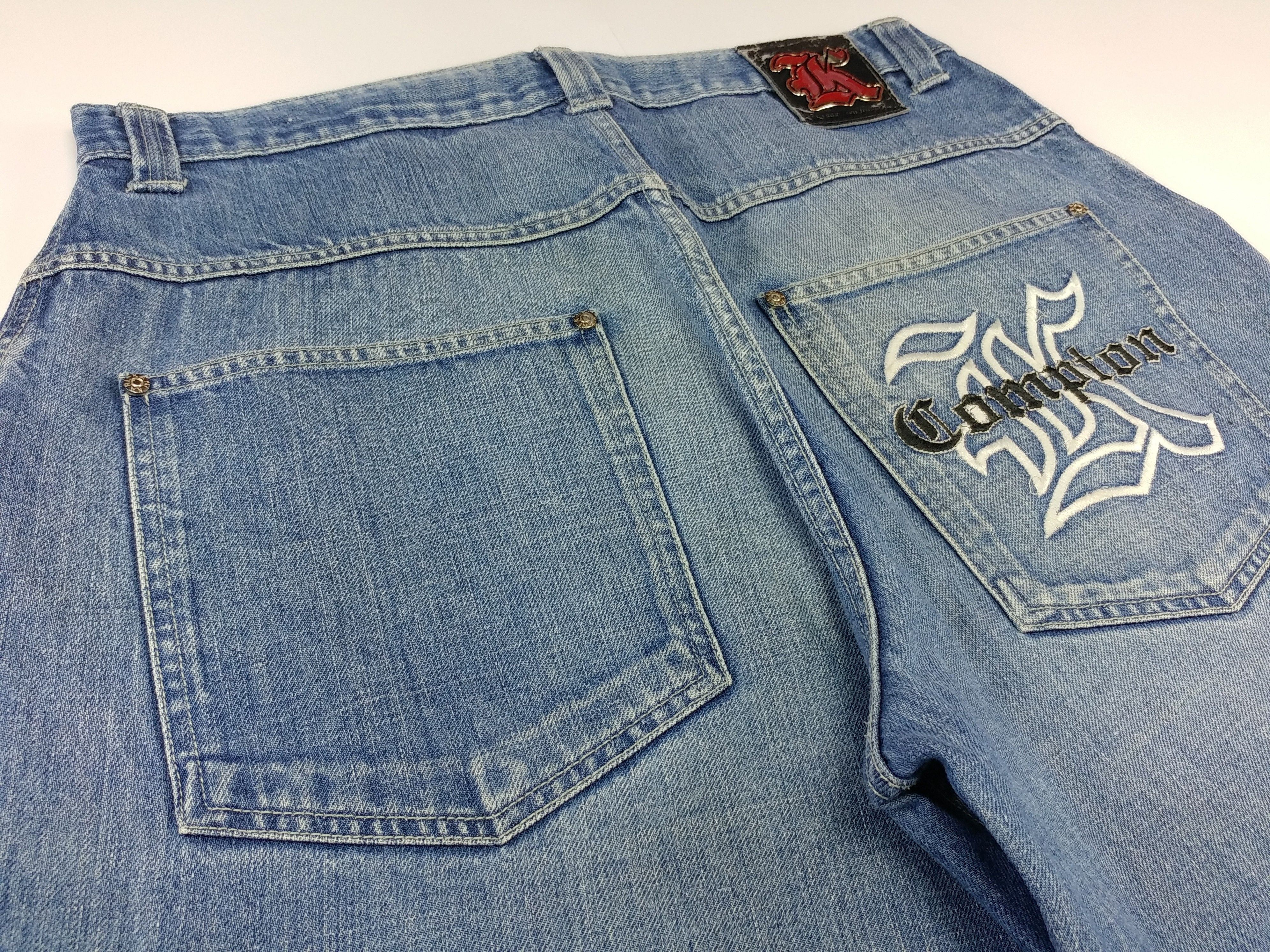 Karl Kani KARL KANI jeans, Compton baggy, vintage Kani, 90s hip hop 32 Size US 32 / EU 48 - 6 Thumbnail