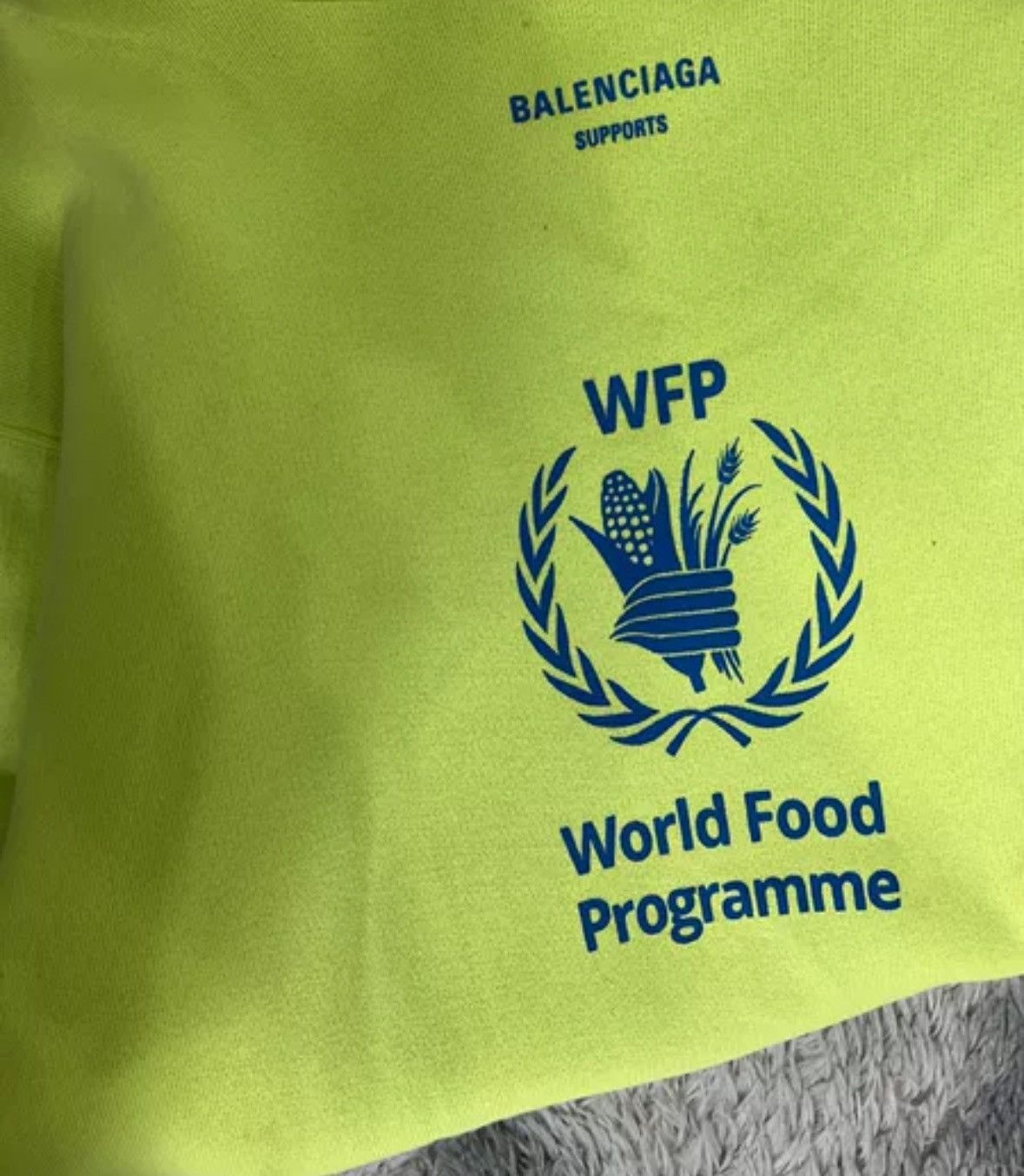 Balenciaga wfp spirit food co branded hoodie 2410-Nextarrow