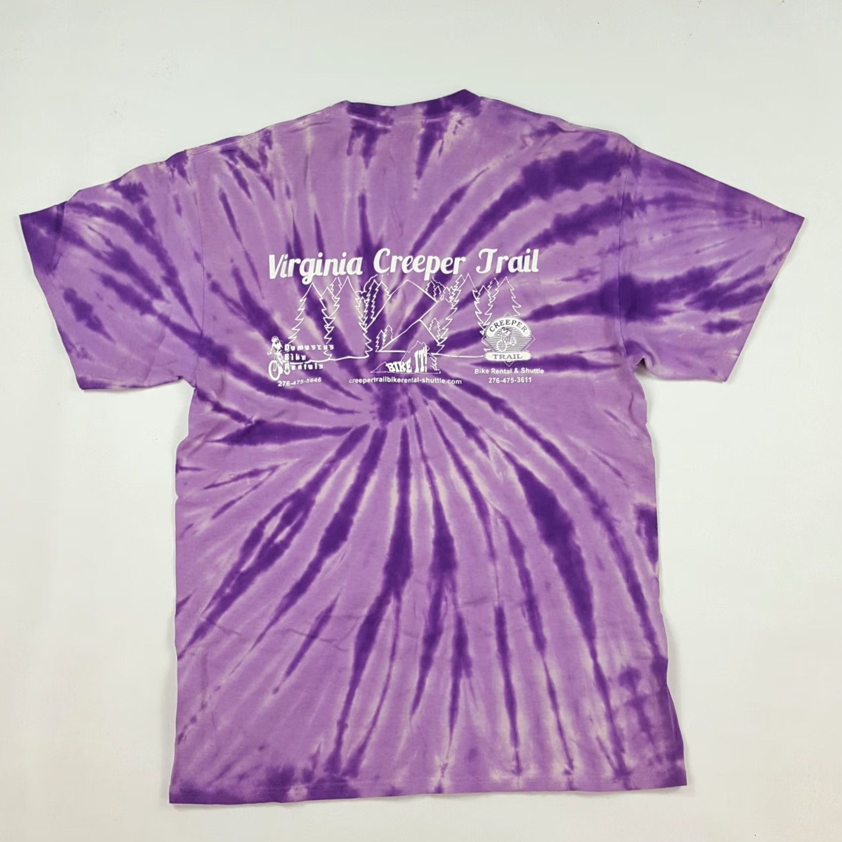 Etro VINTAGE Virginia Creeper Trail Tie-Dye Size M Purple Bike Race Retro T Shirt Mens Hippy Size US M / EU 48-50 / 2 - 5 Thumbnail